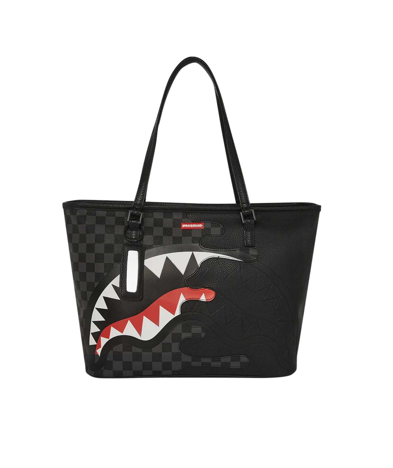 Borsa SPRAYGROUND UNFINISHED SHARK TOTE