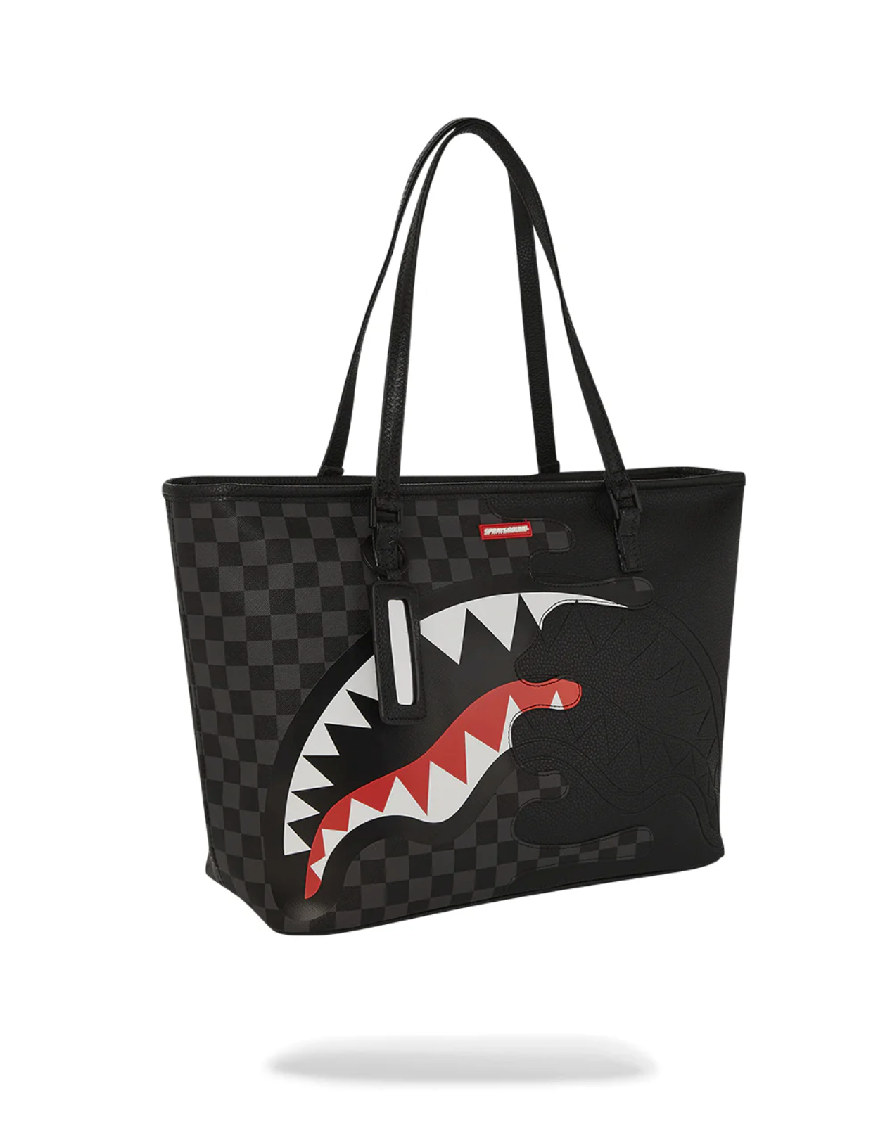 Borsa SPRAYGROUND UNFINISHED SHARK TOTE