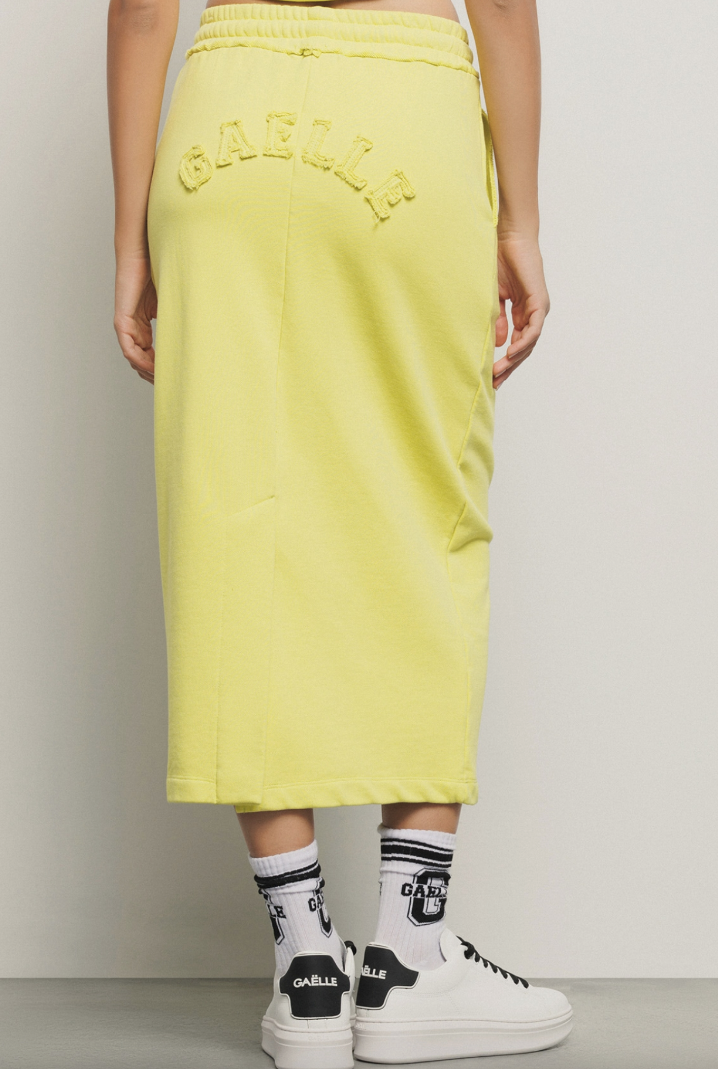 Gonna GAELLE PARIS midi in felpa