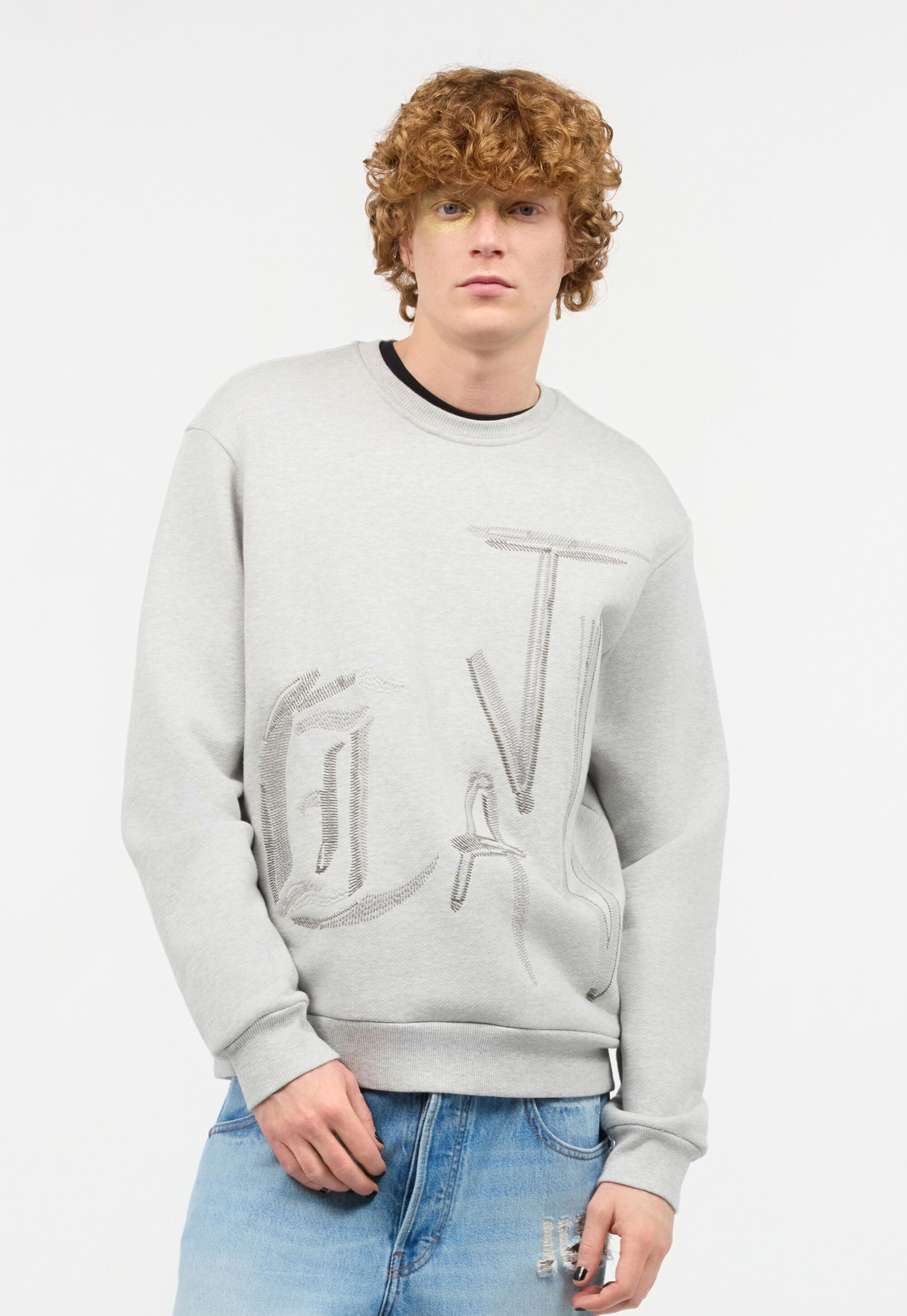 Felpa JUST CAVALLI ricamo logo