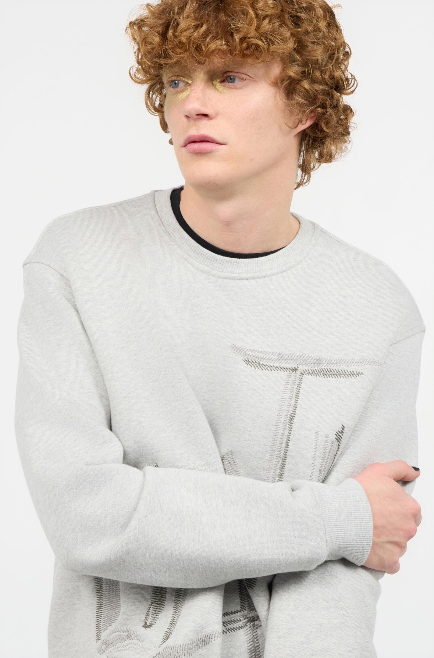 Felpa JUST CAVALLI ricamo logo