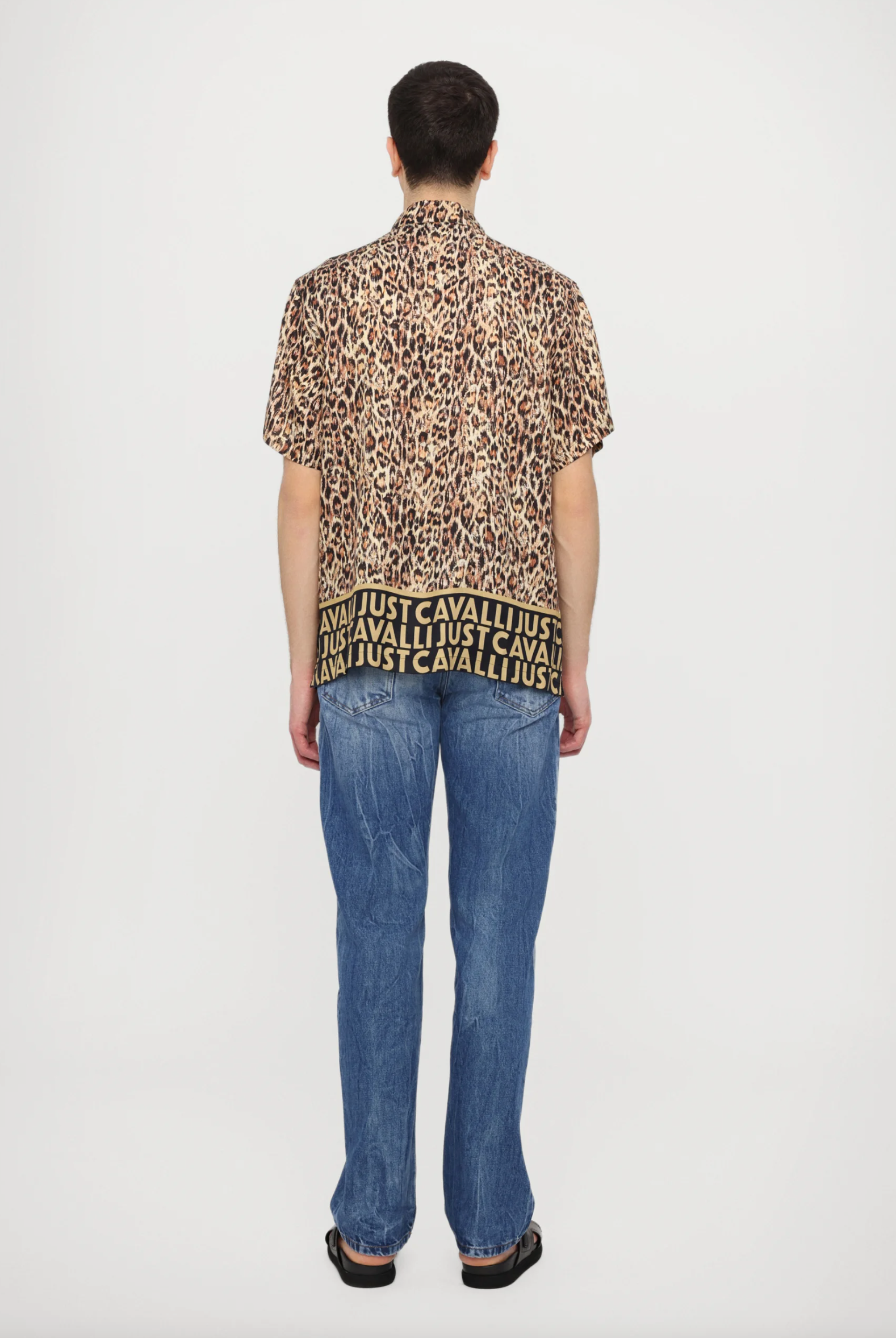 Camicia bowling JUST CAVALLI leopardata