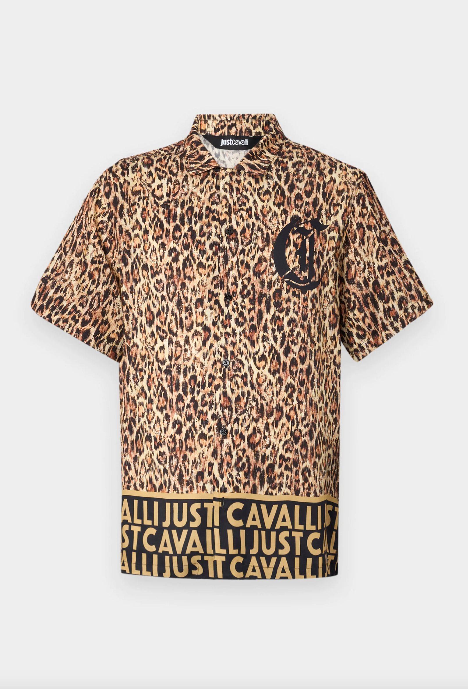 Camicia bowling JUST CAVALLI leopardata