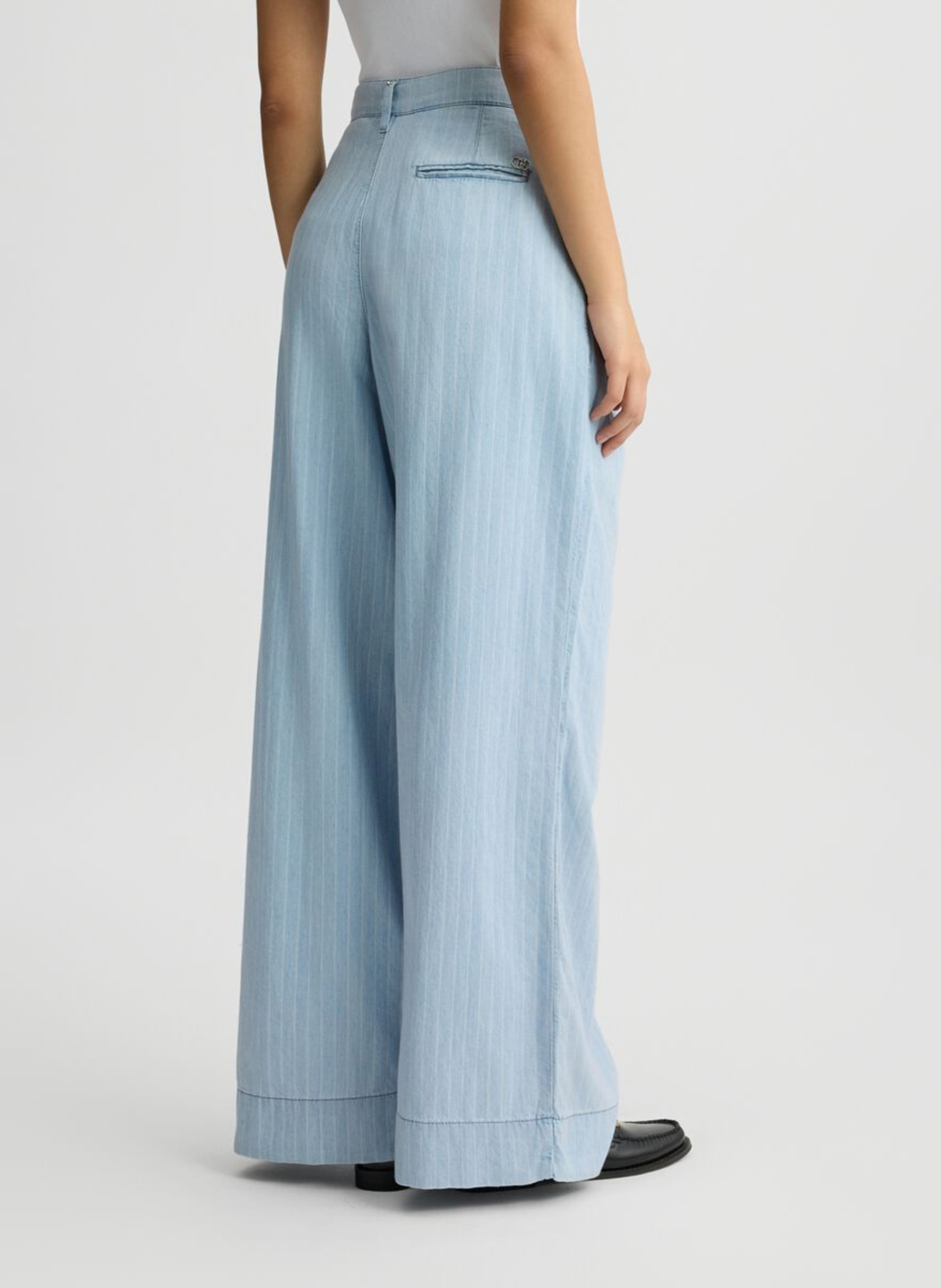 Pantaloni LIU-JO in denim gessato