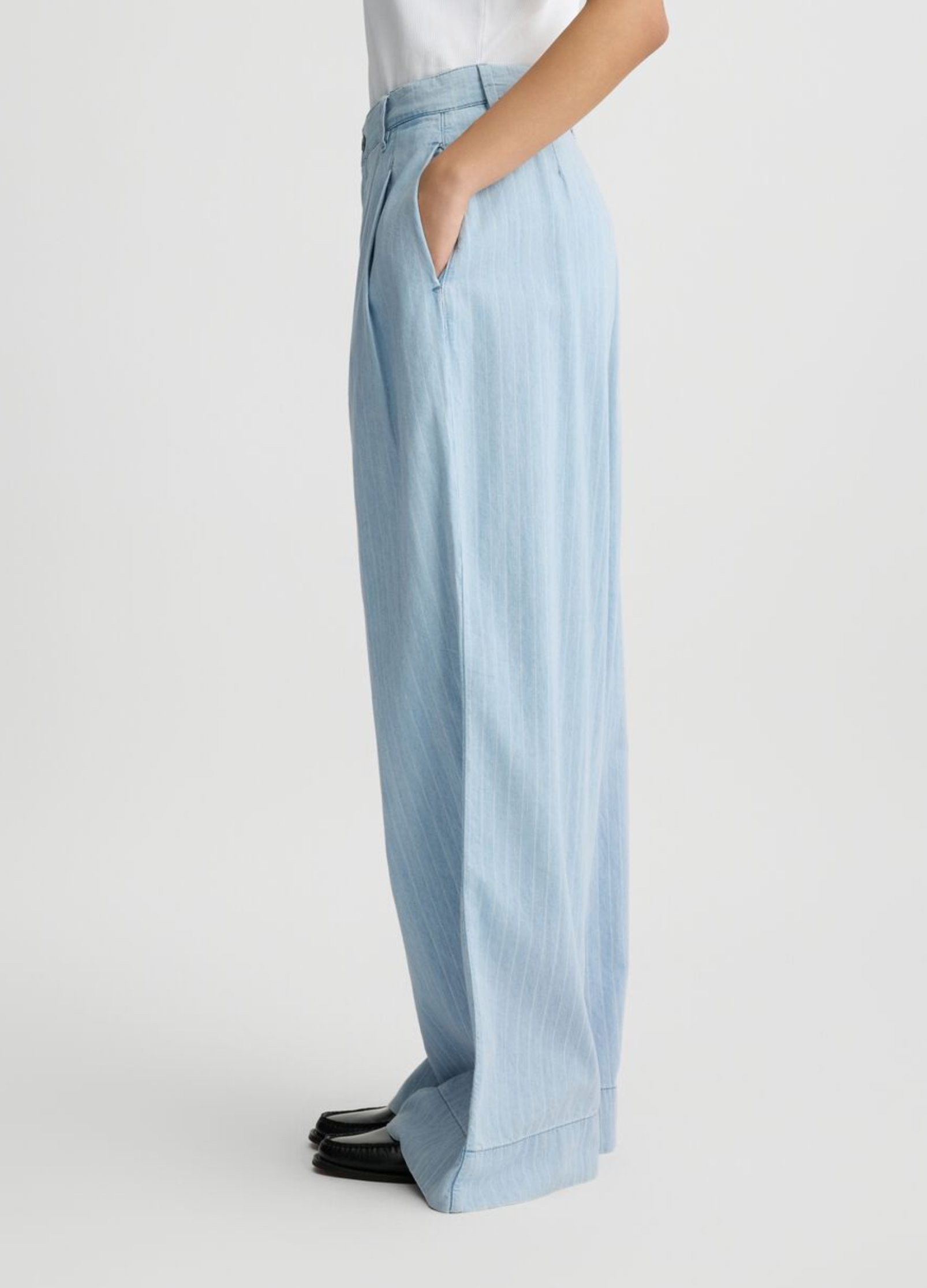 Pantaloni LIU-JO in denim gessato