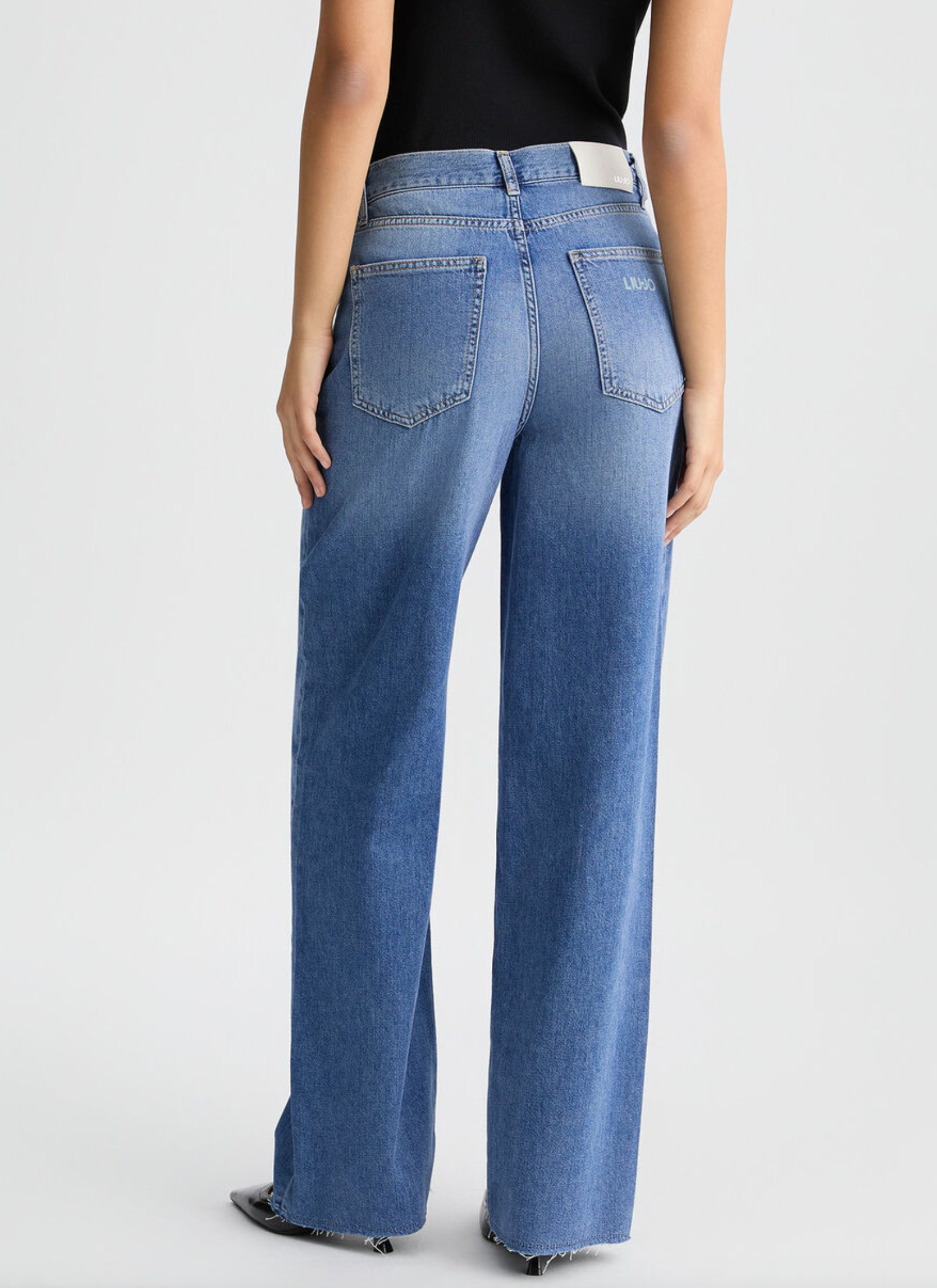 Jeans LIU-JO wide leg in cotone