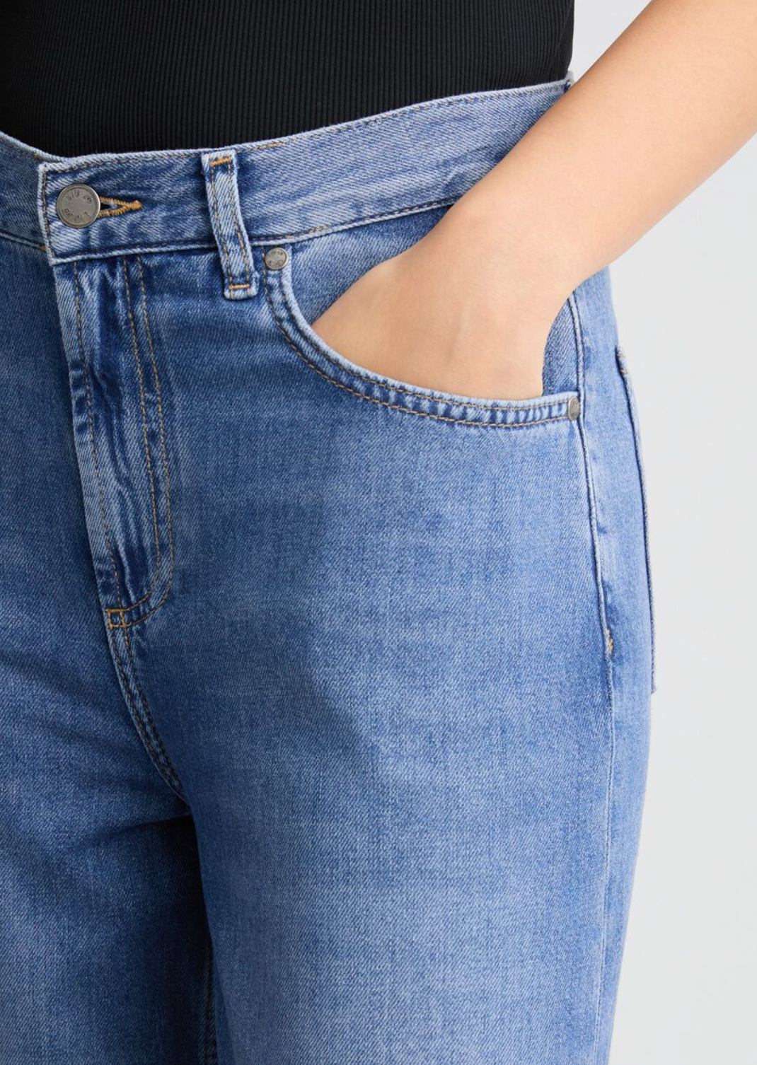 Jeans LIU-JO wide leg in cotone