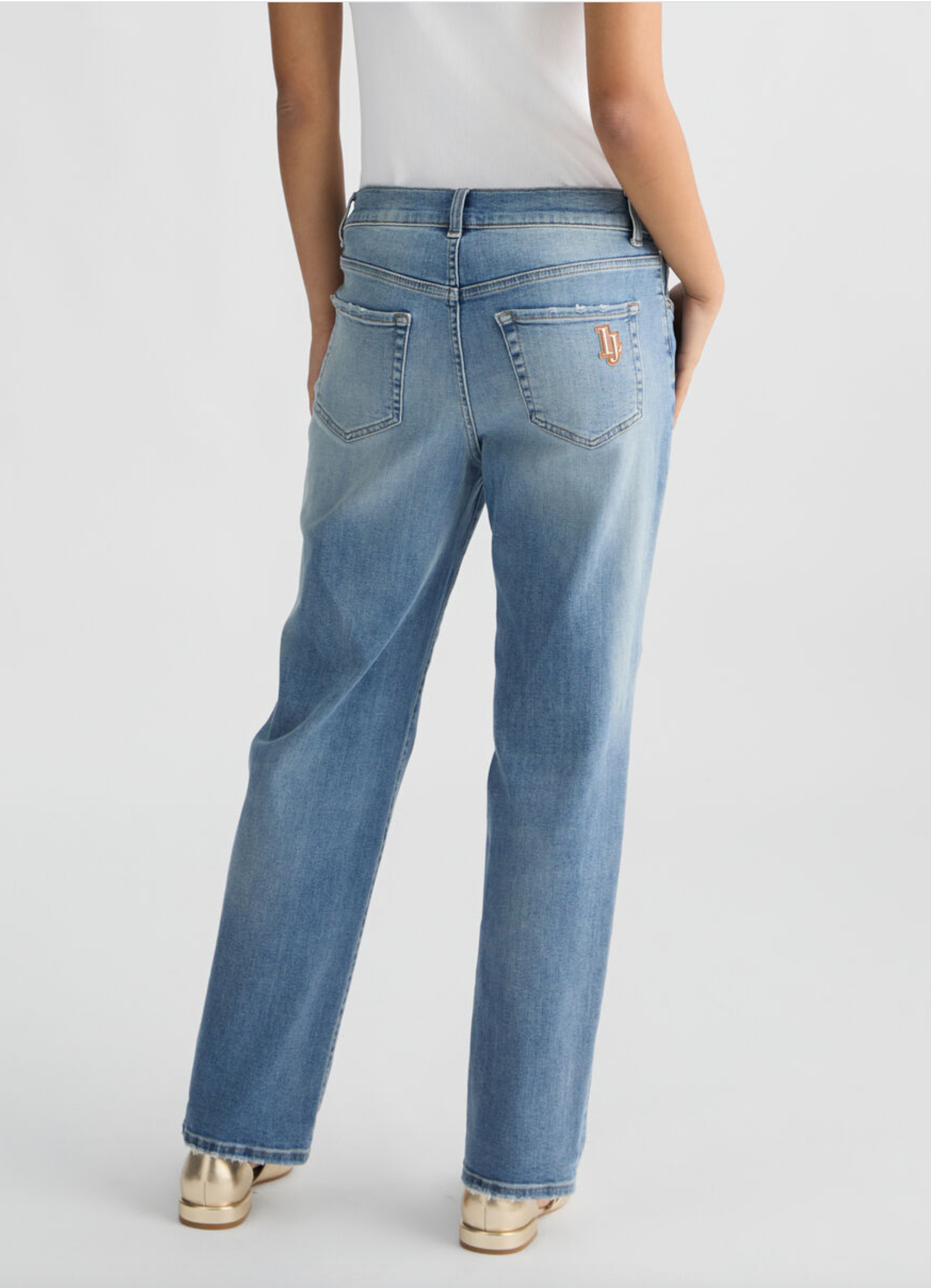 Jeans LIU-JO boyfriend a vita bassa