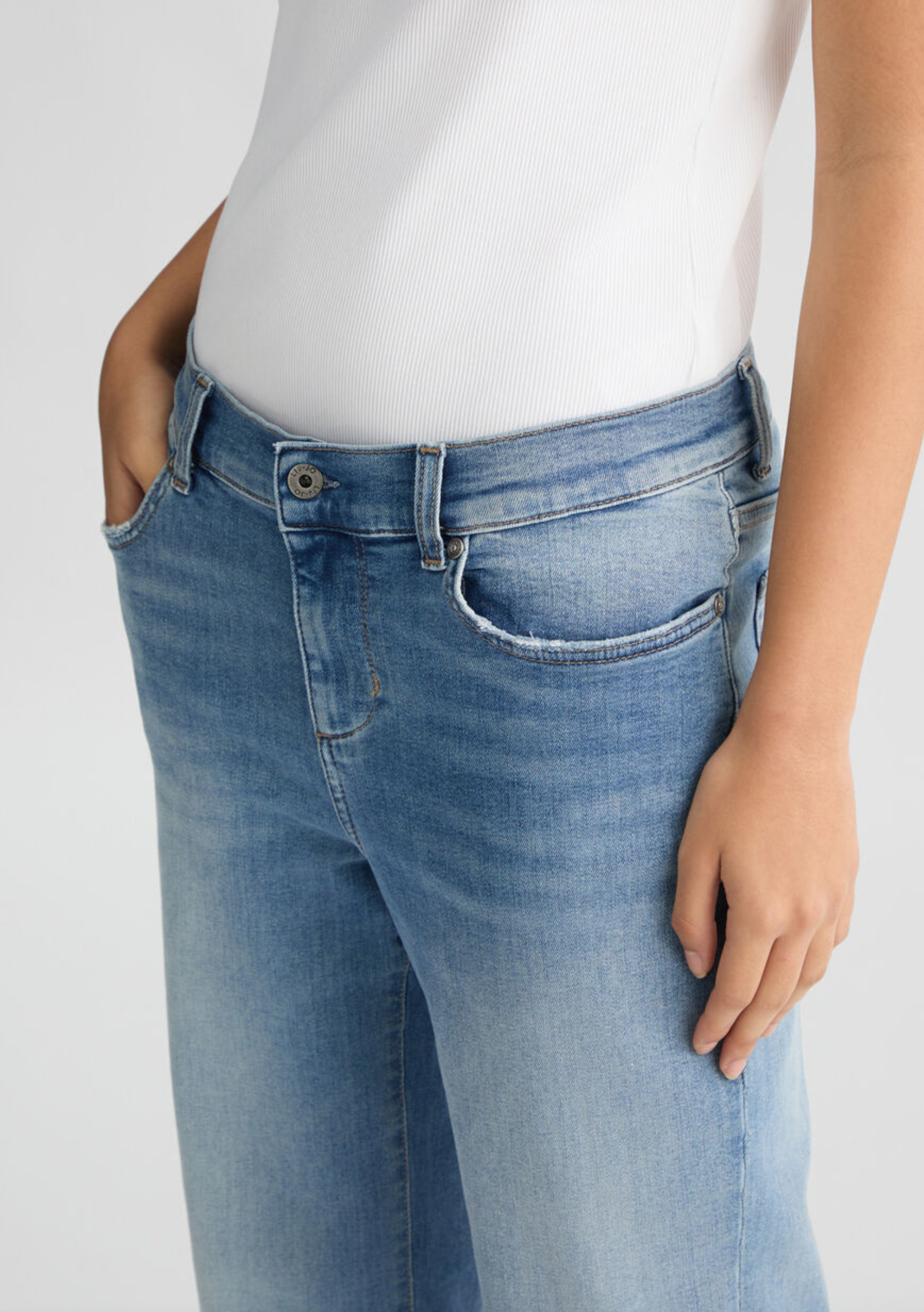 Jeans LIU-JO boyfriend a vita bassa