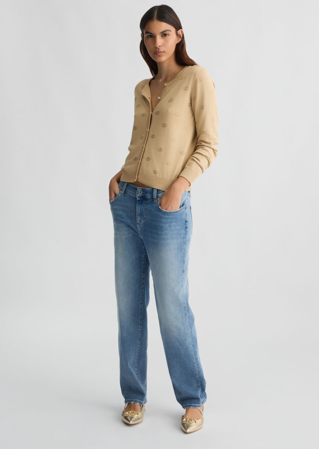 Jeans LIU-JO boyfriend a vita bassa