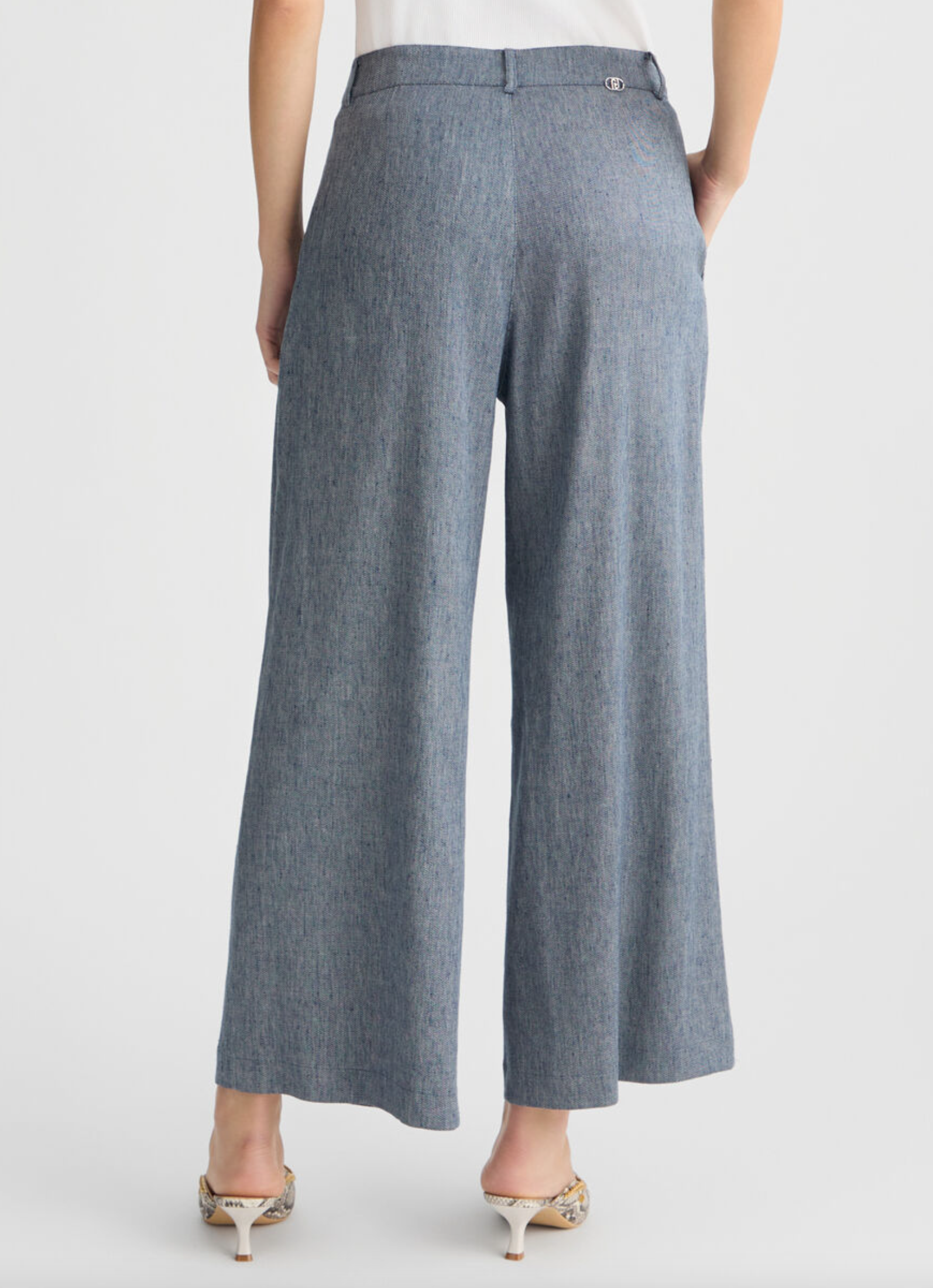Pantaloni LIU-JO flare in denim