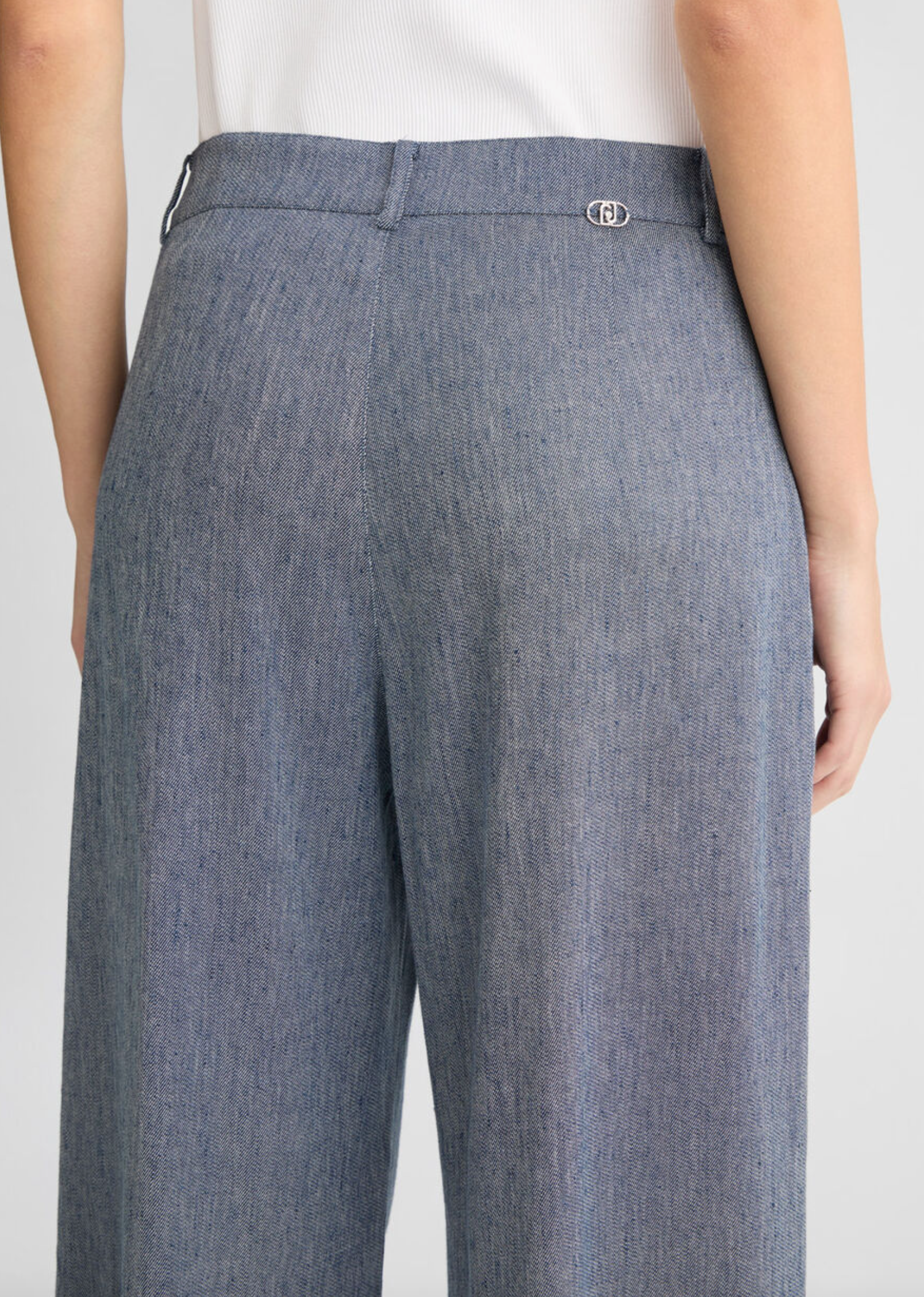 Pantaloni LIU-JO flare in denim
