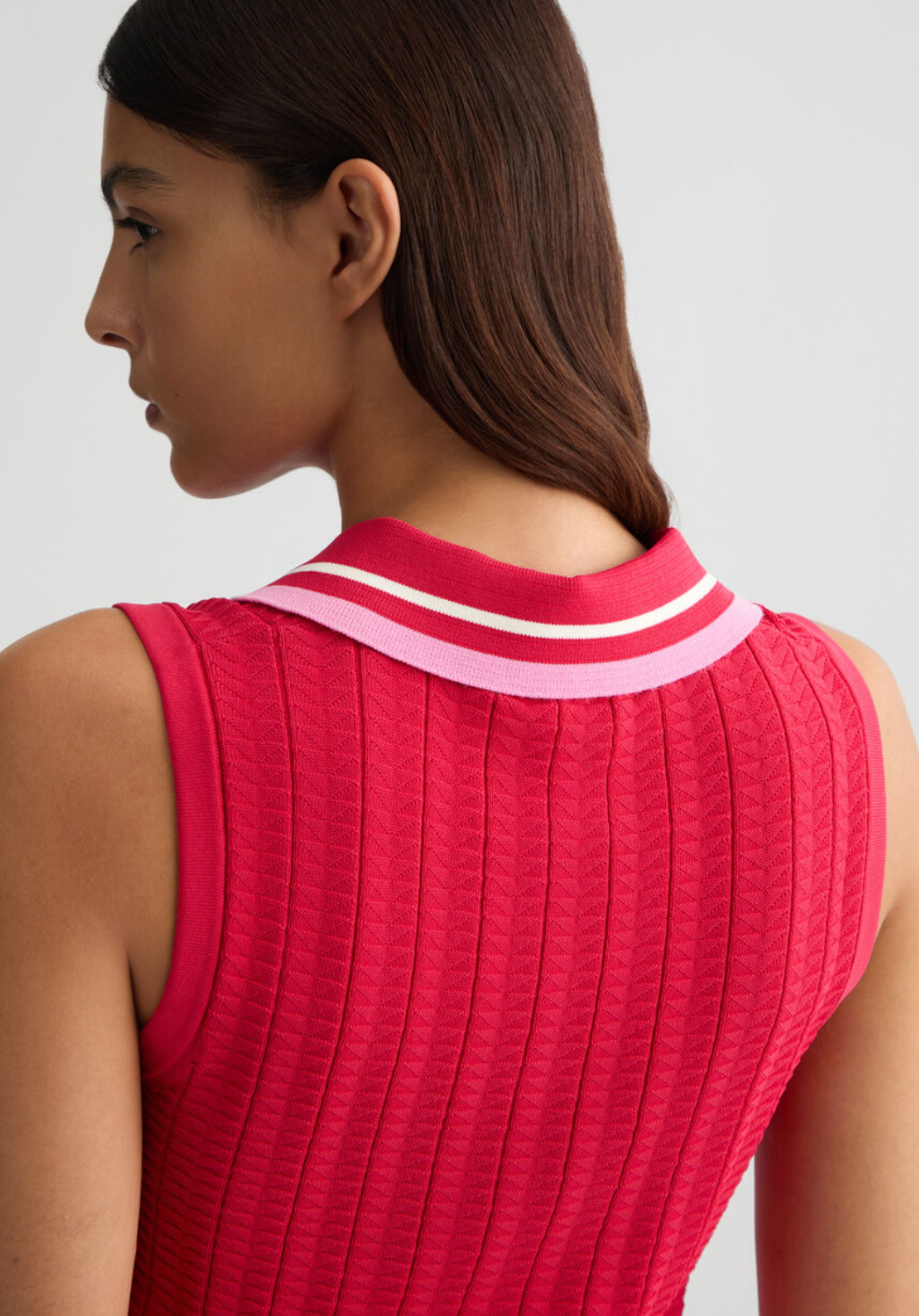 Top LIUJO rosso in maglia