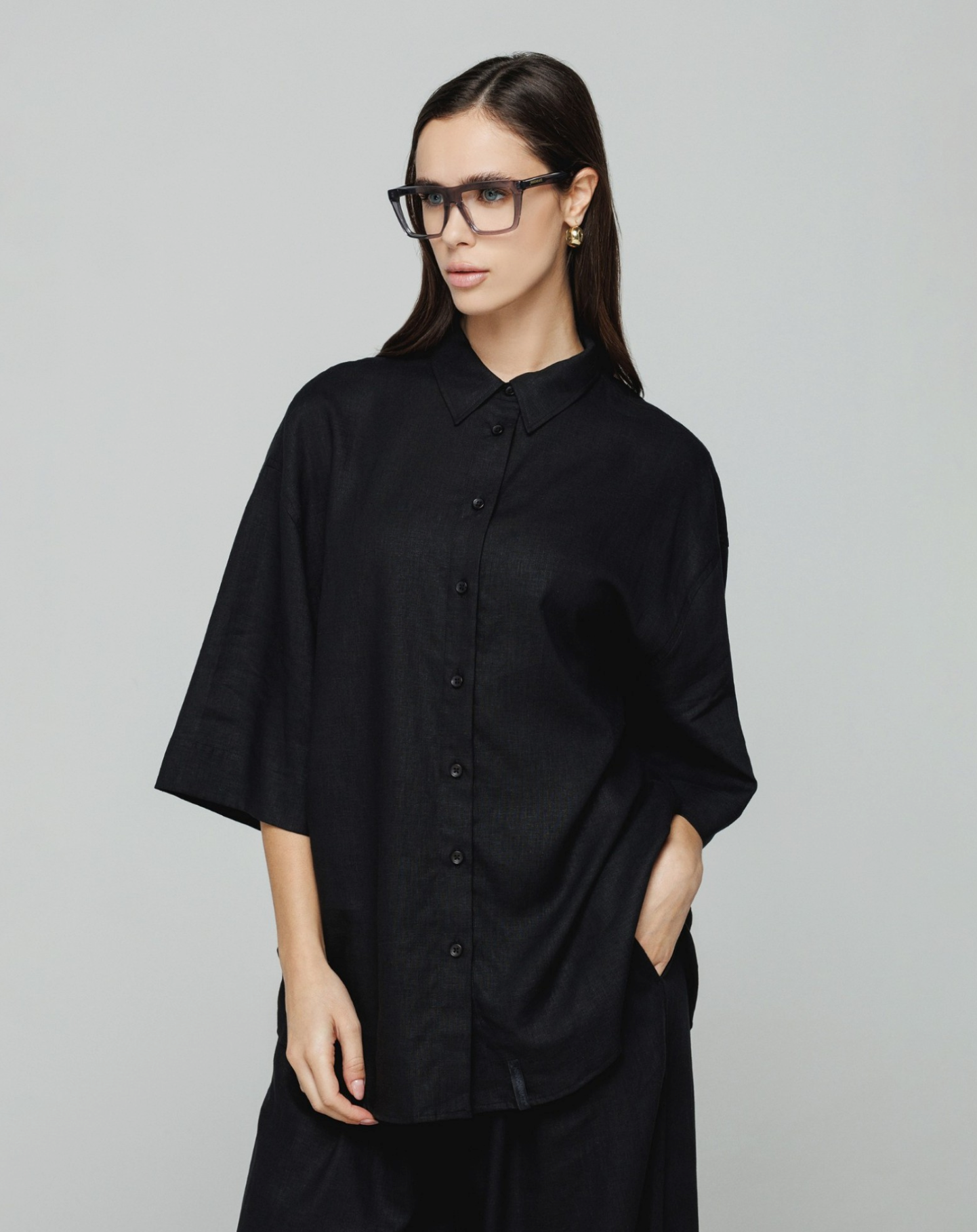 Camicia over HINNOMINATE in lino