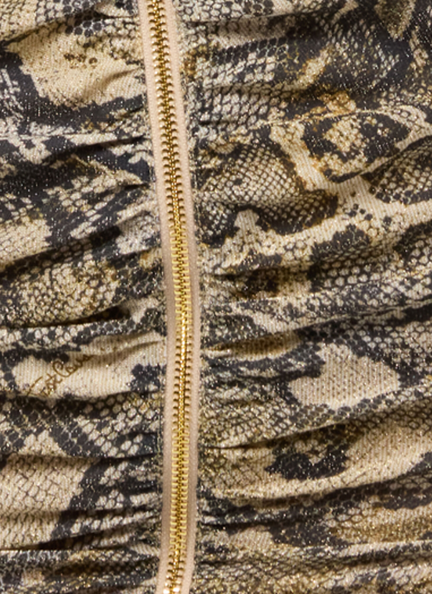 Mini Abito JUST CAVALLI Con Zip E Stampa Python