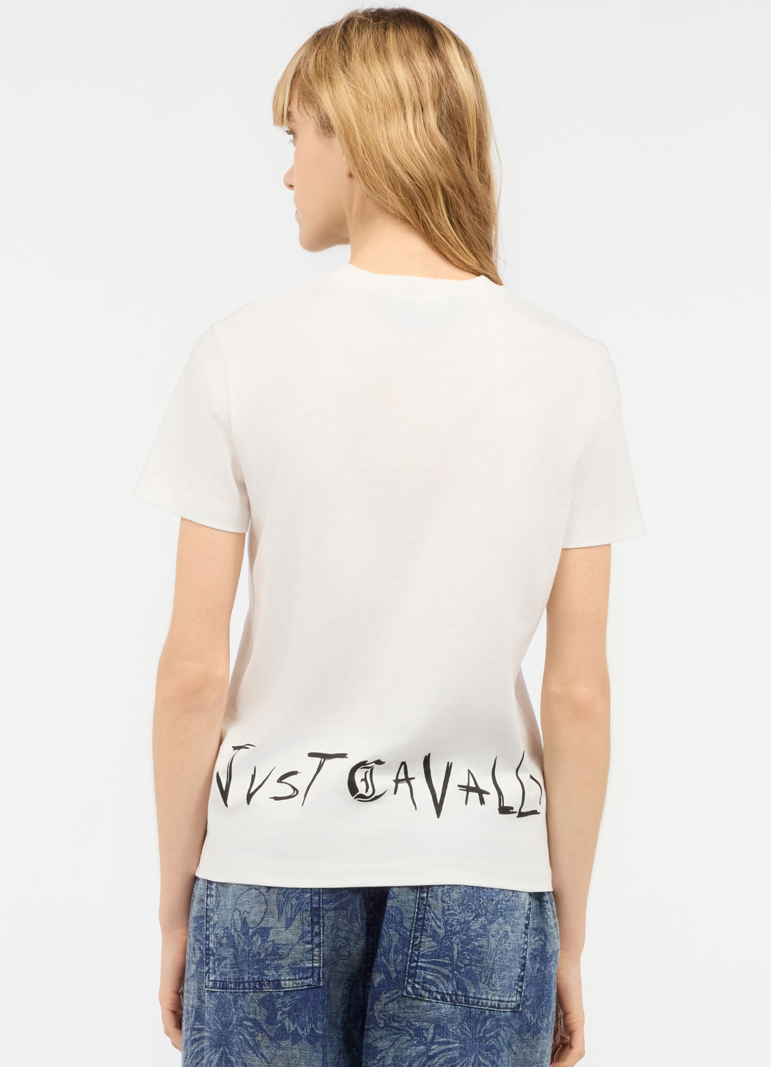 T-shirt JUST CAVALLI Stampa E Monogram