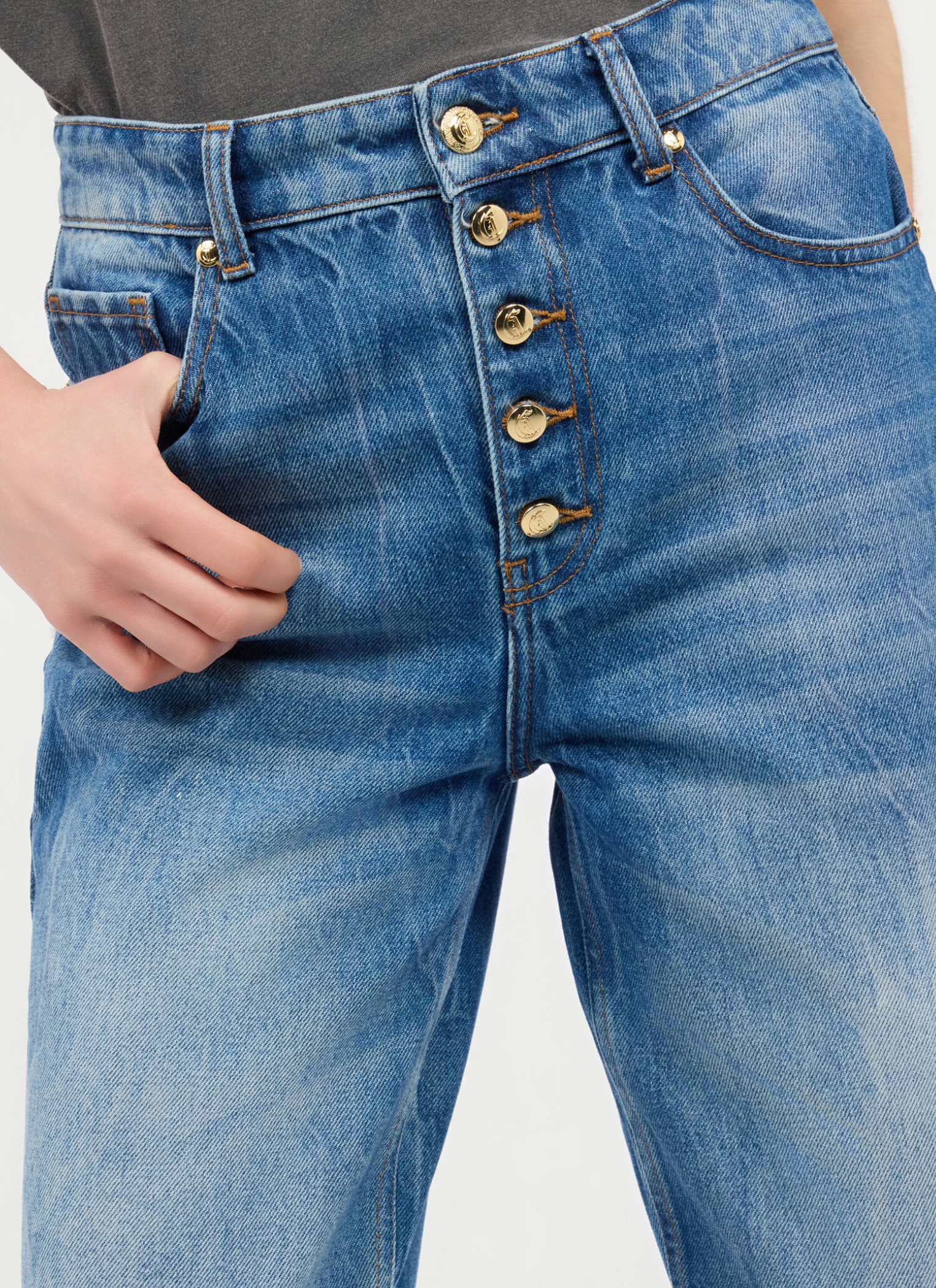 Jeans JUST CAVALLI cropped