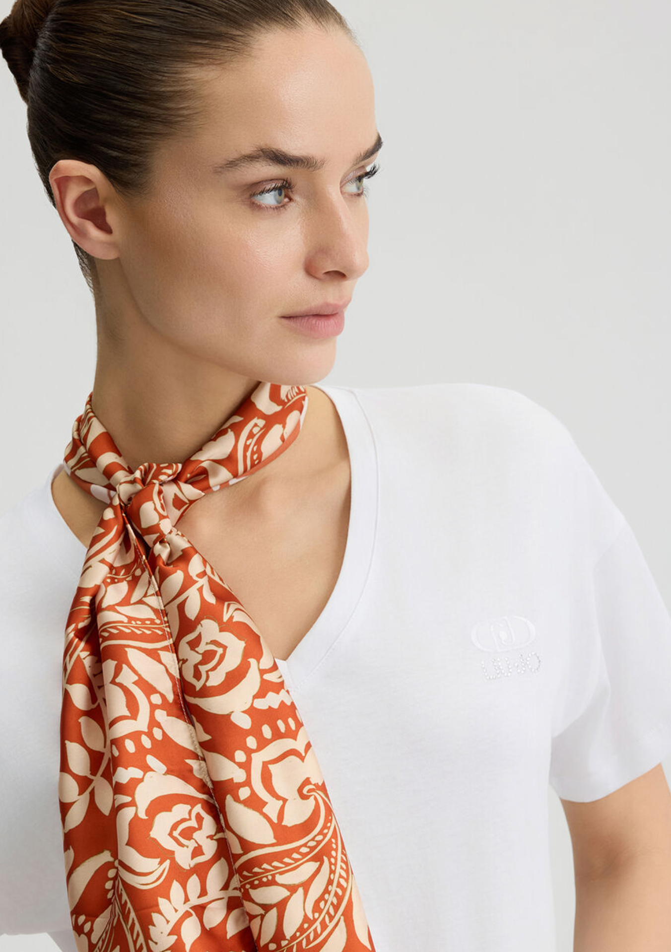 T-shirt LIU-JO con foulard