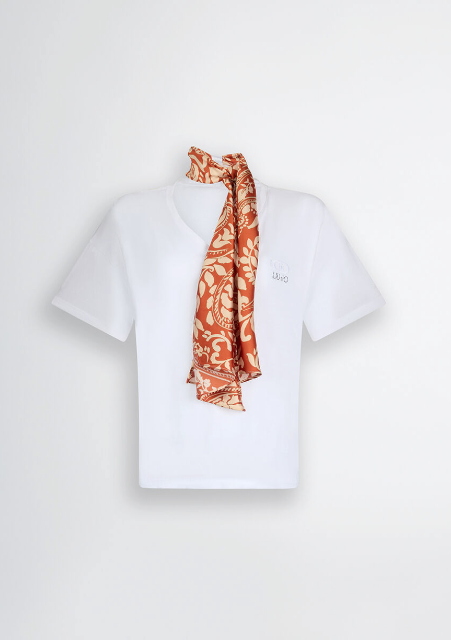 T-shirt LIU-JO con foulard