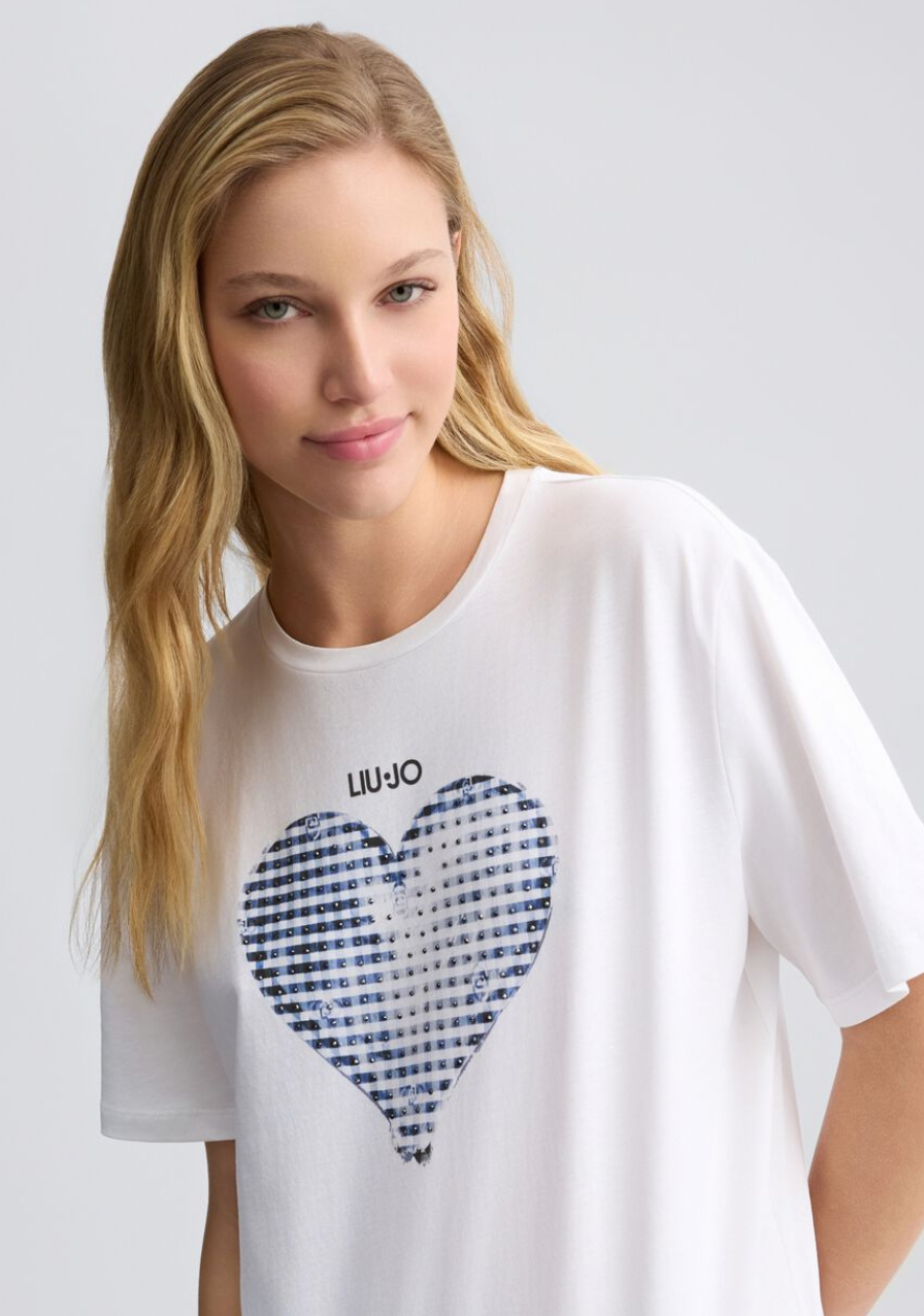 T-shirt LIU-JO con cuore