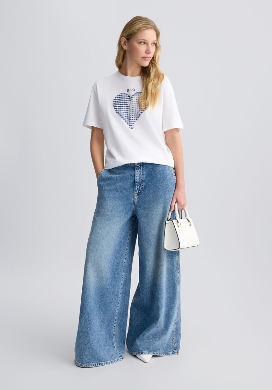 T-shirt LIU-JO con cuore