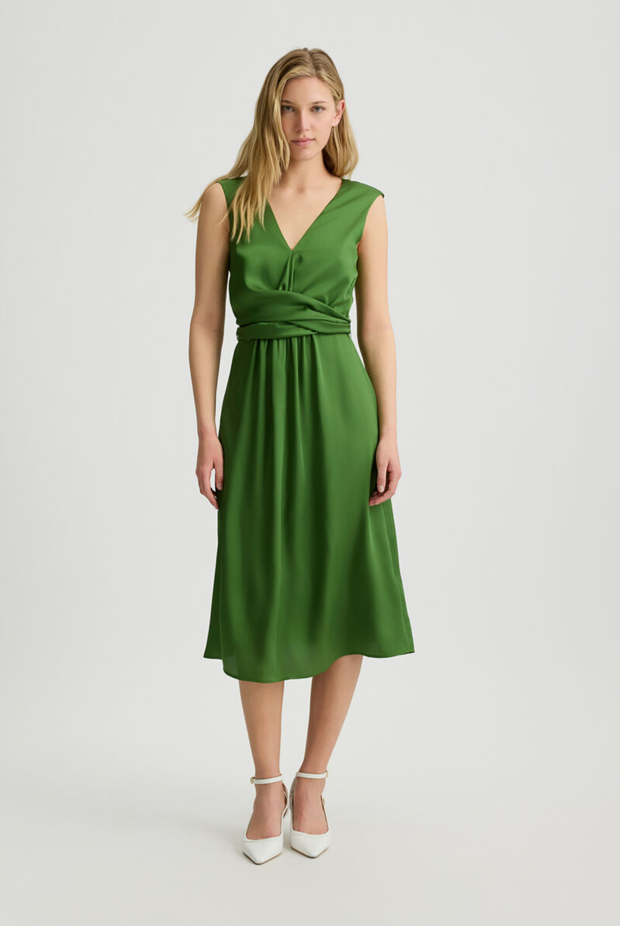 Abito LIUJO in twill con cintura