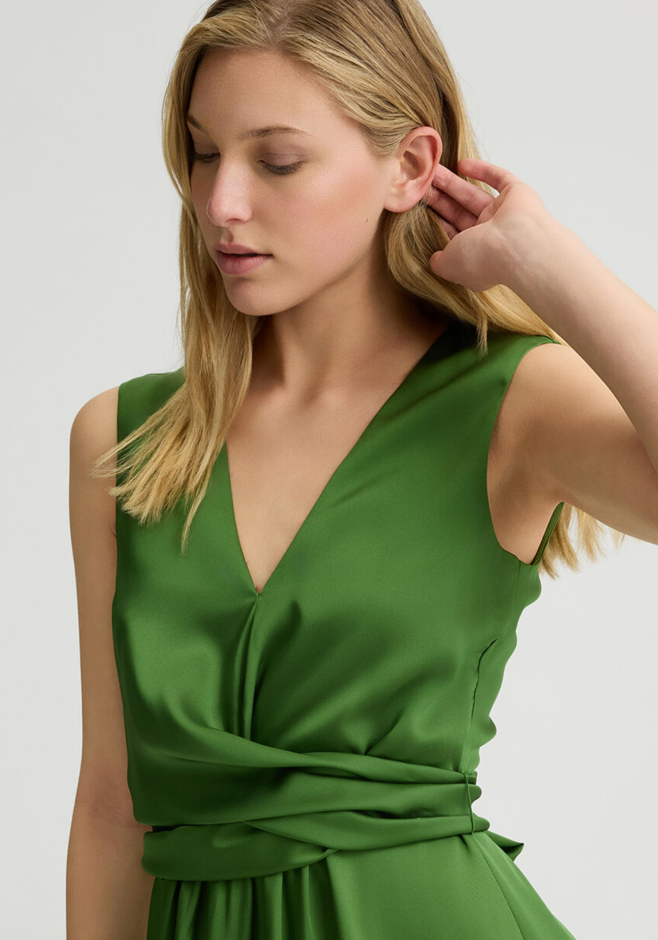 Abito LIUJO in twill con cintura