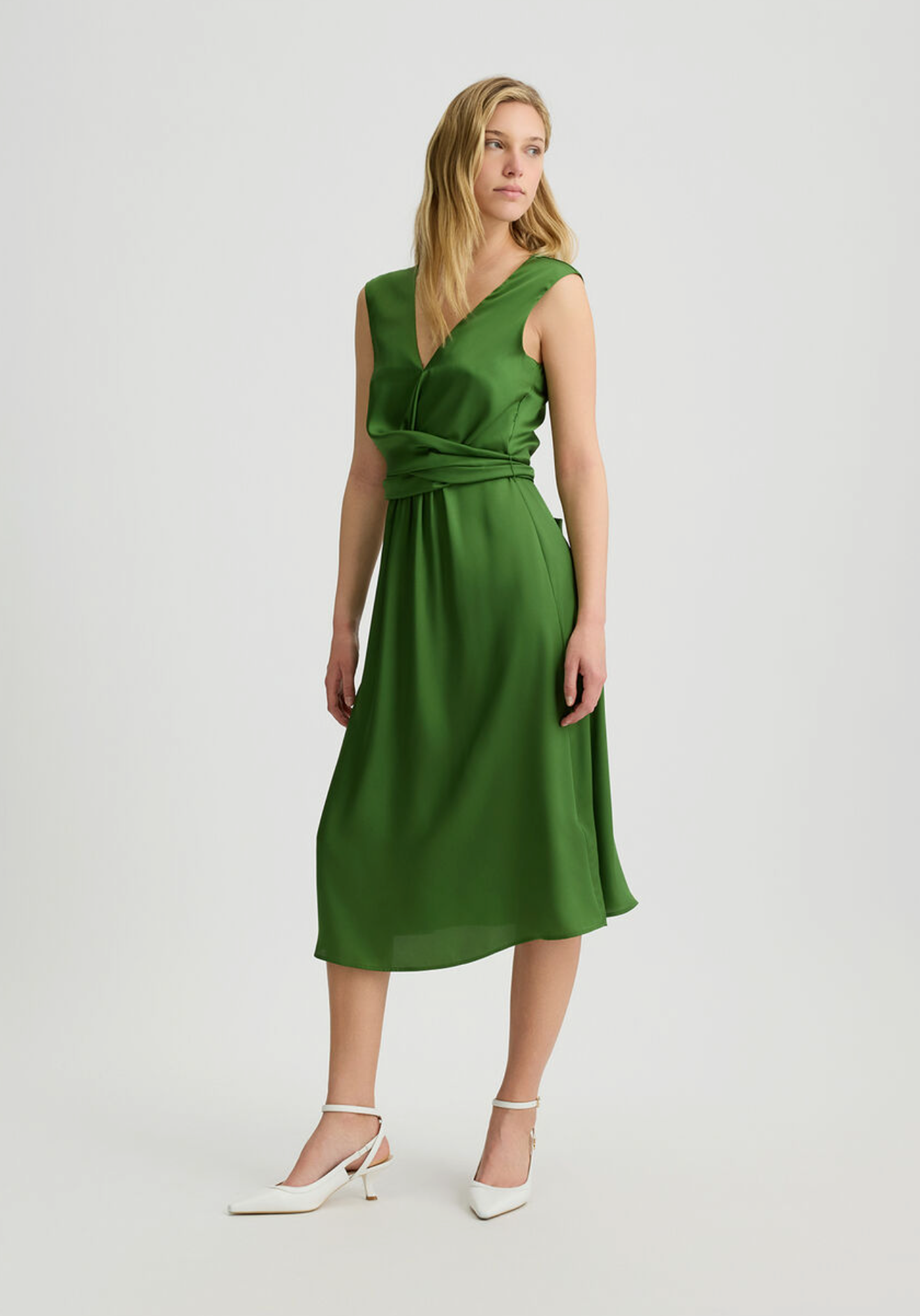 Abito LIUJO in twill con cintura