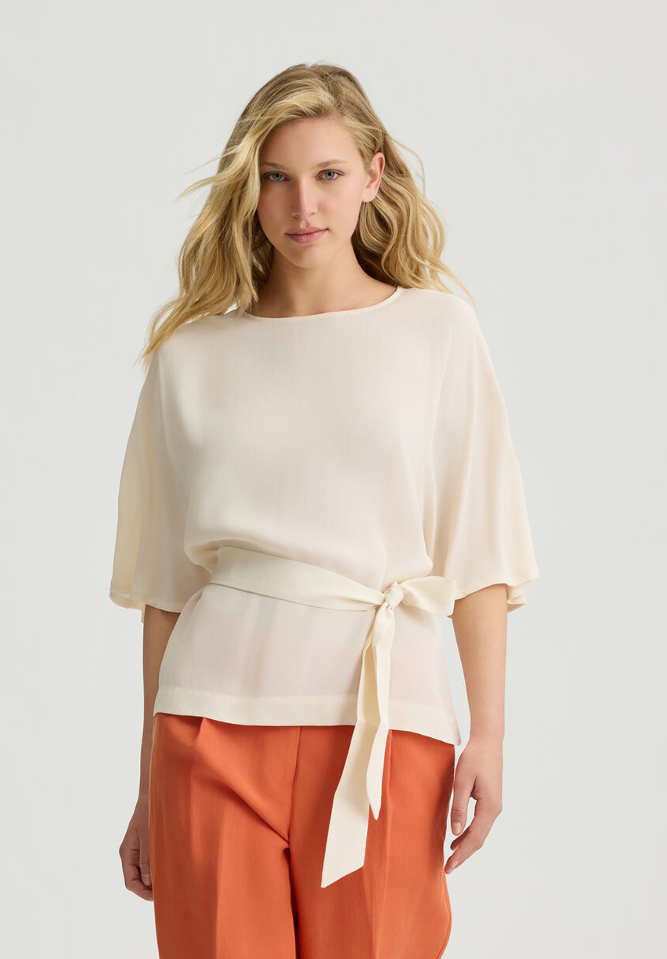 Blusa LIUJO in crêpe de chine