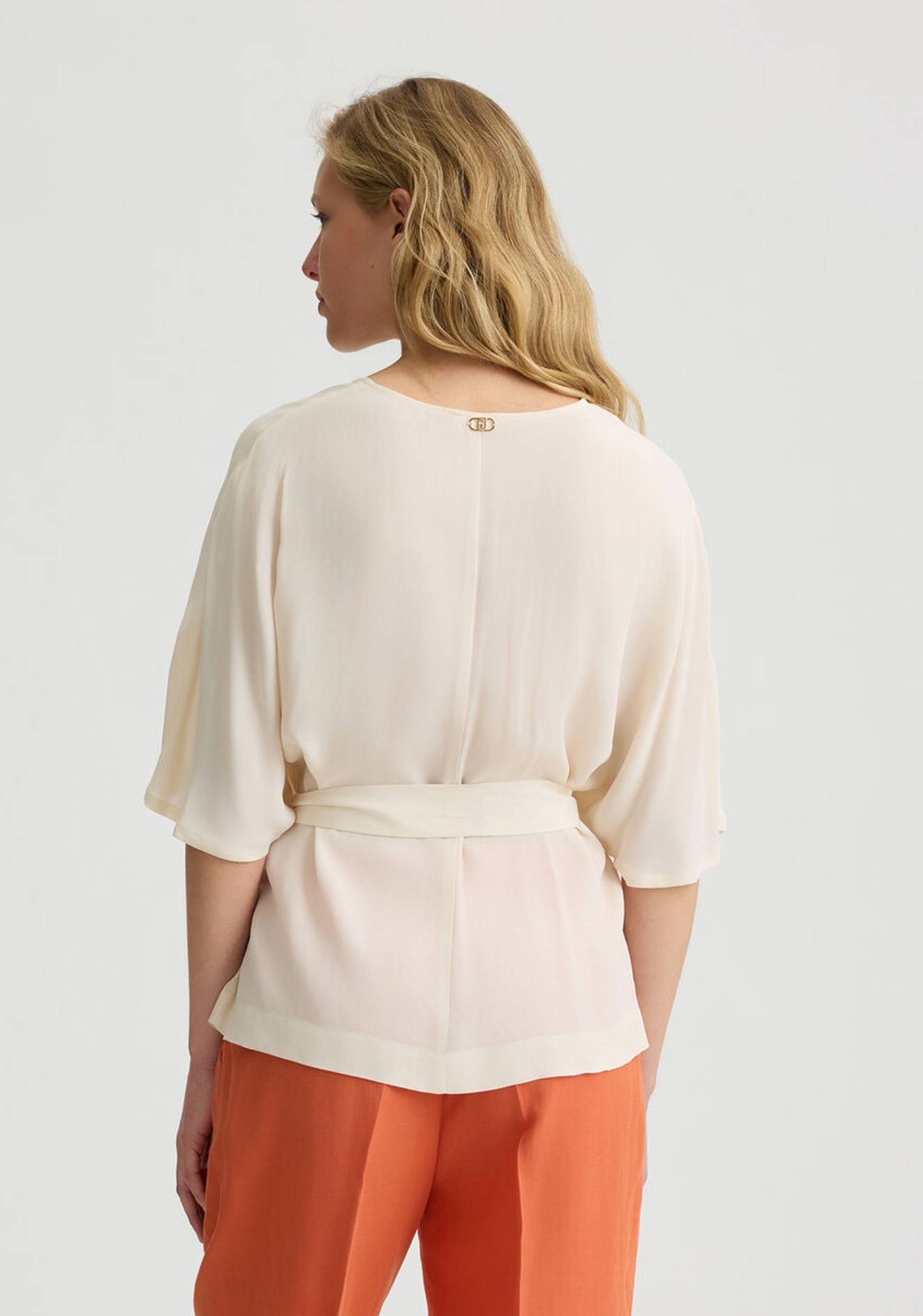 Blusa LIUJO in crêpe de chine
