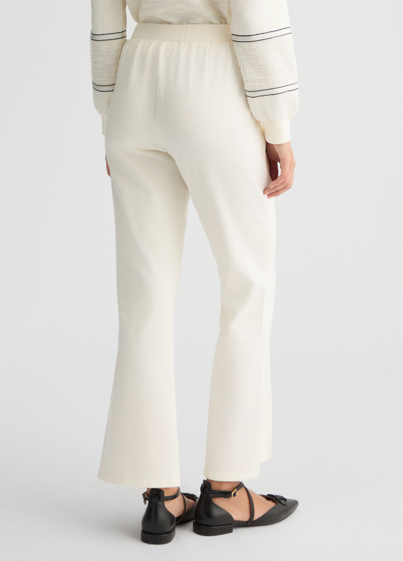 Pantaloni flare in jersey LIUJO