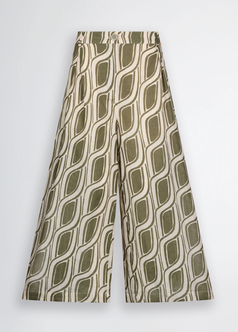 Pantaloni LIUJO a palazzo in ramiè