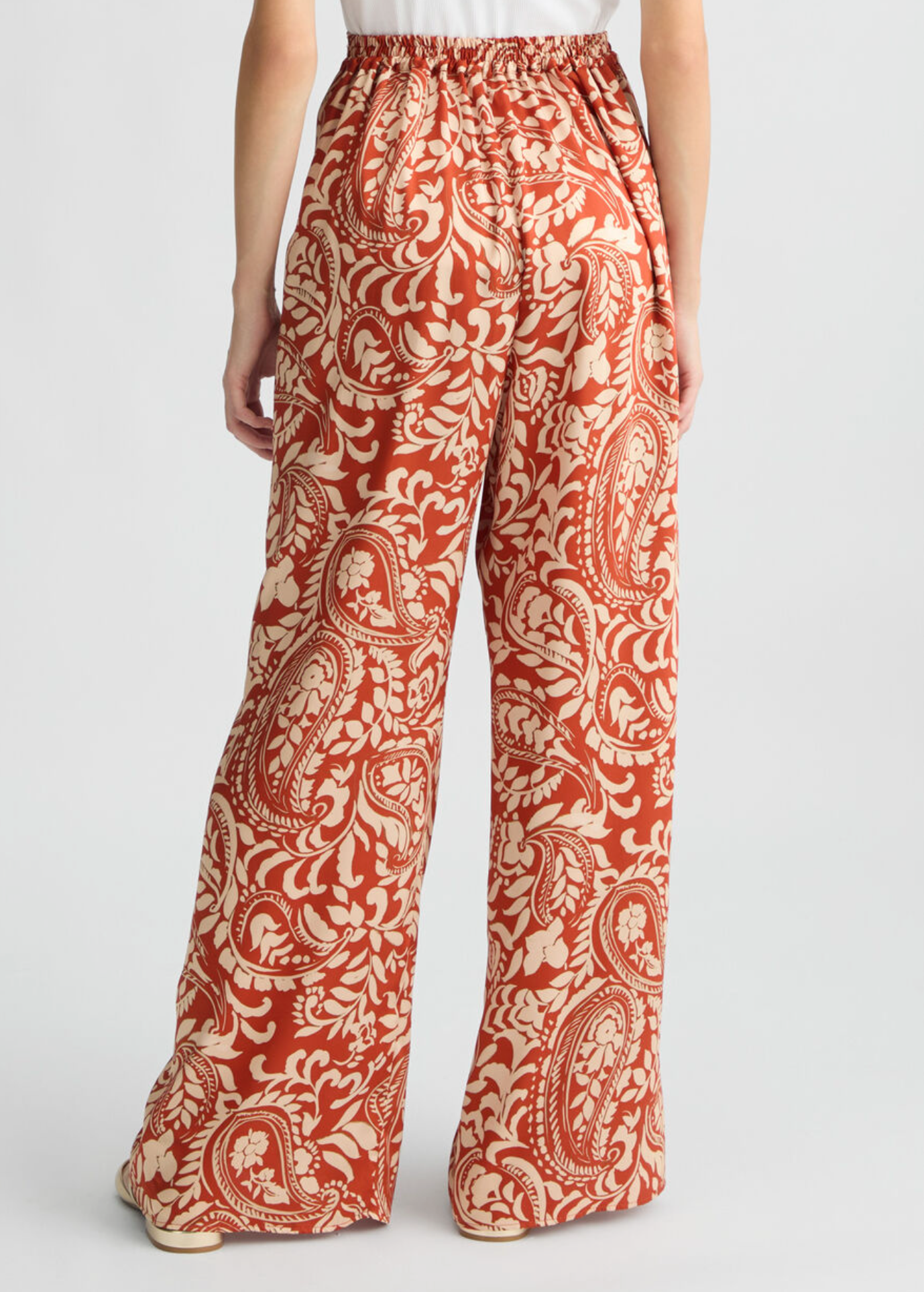 Pantaloni LIUJO in twill stampato