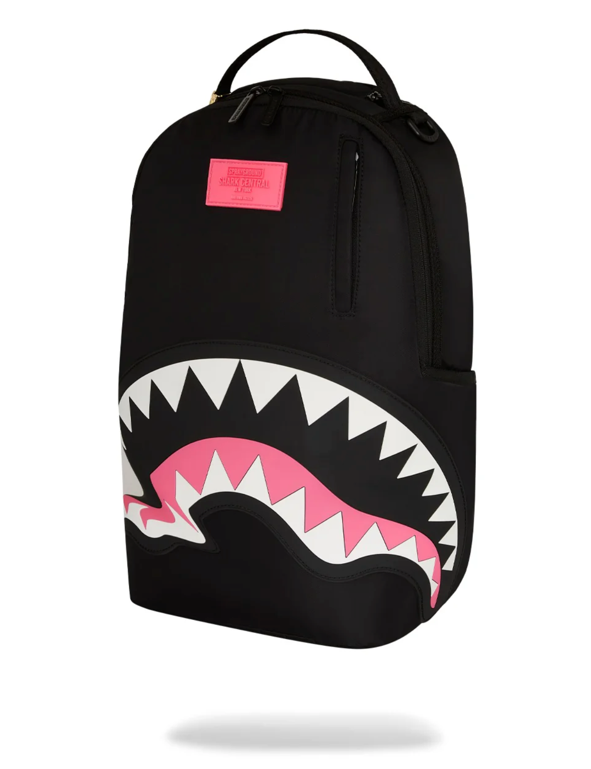 Zaino SPRAYGROUND SHARK CENTRAL NYLON BLACK PINK