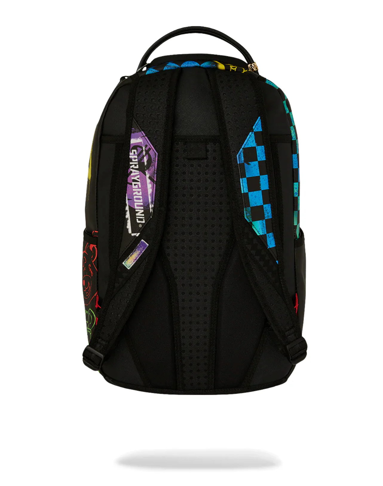 Zaino SPRAYGROUND SHARK CENTRAL STENCILS- BLACK DLXSV BACKPACK