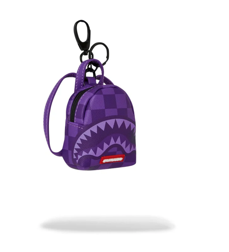 Portachiavi SPRAYGROUND PURPLE SHARK SHARKS IN PARIS KEYCHAIN