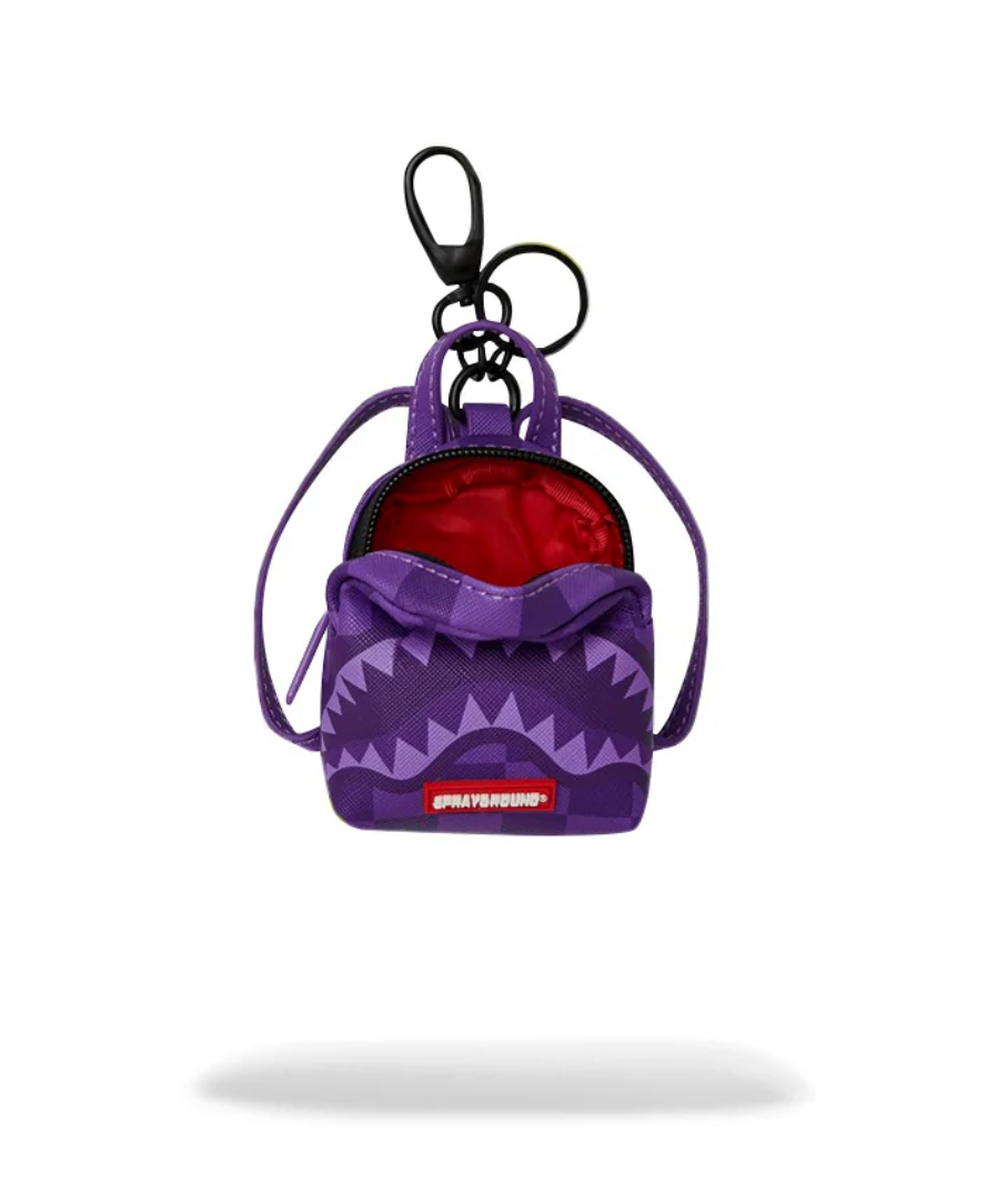 Portachiavi SPRAYGROUND PURPLE SHARK SHARKS IN PARIS KEYCHAIN