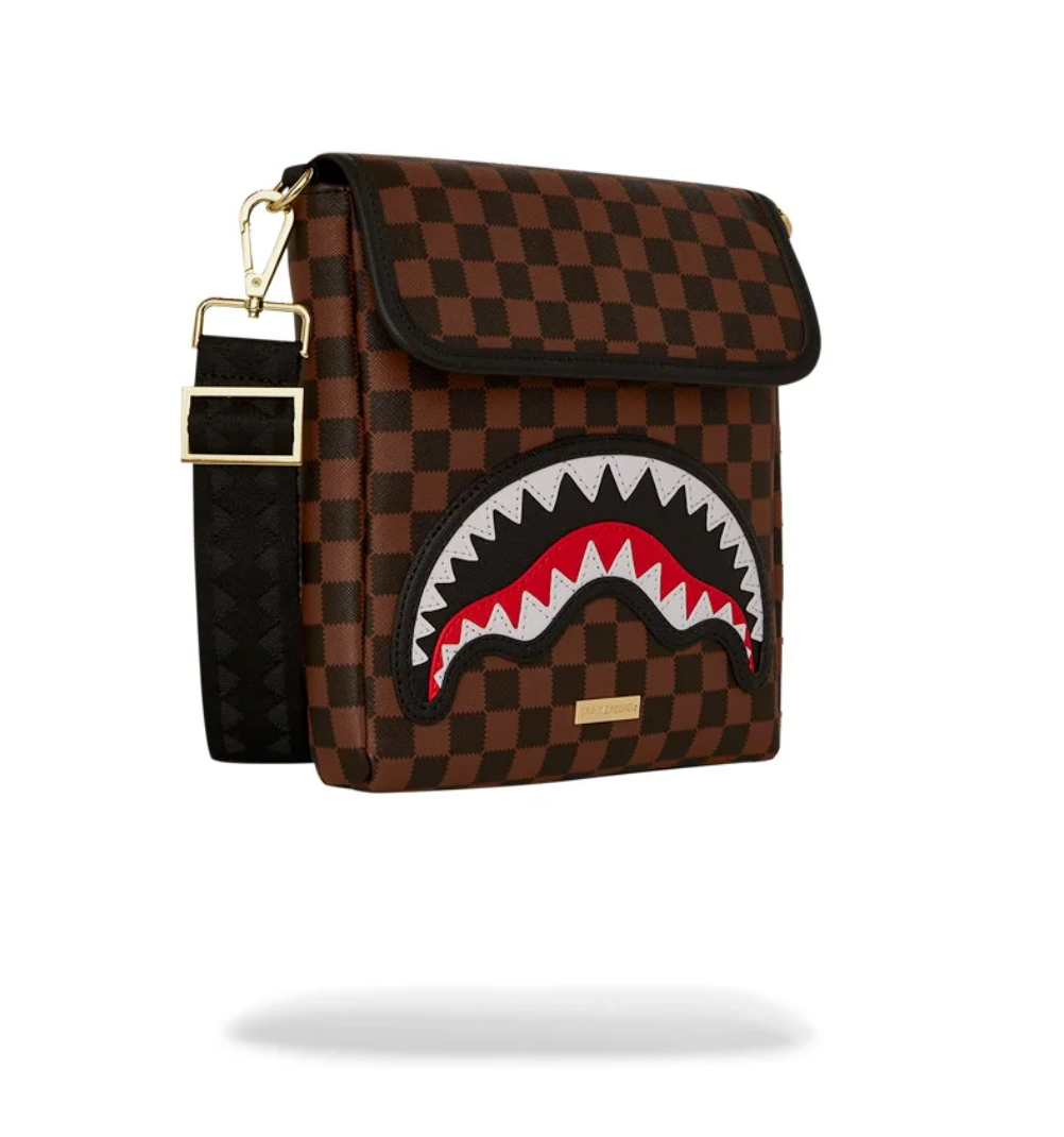 Tracolla SPRAYGROUND SAWTOOTH SHARKS IN PARIS MESSENGER SLING