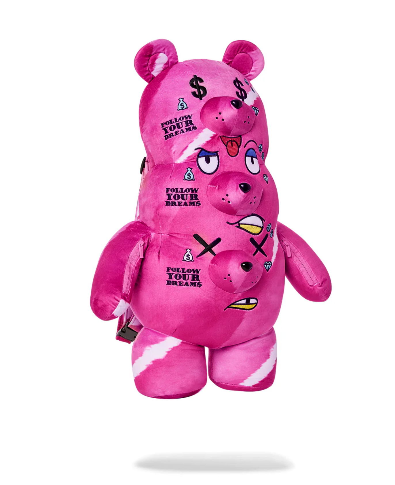 Zaino SPRAYGROUND 3 HEADED BEAR BACKPACK TEDDY BEAR