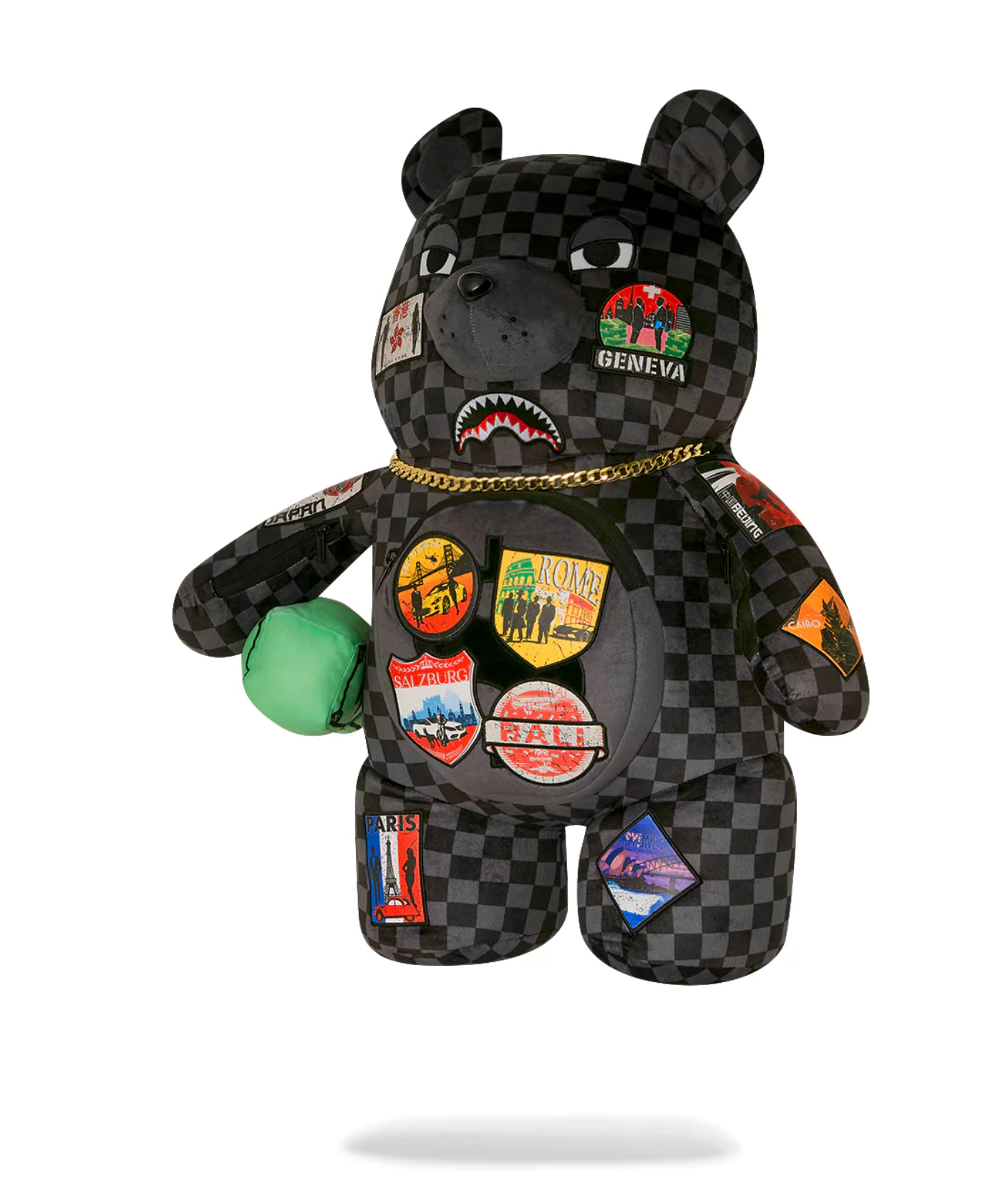 Zaino SPRAYGROUND GLOBAL MOGUL LOST TICKET MONEY BEAR