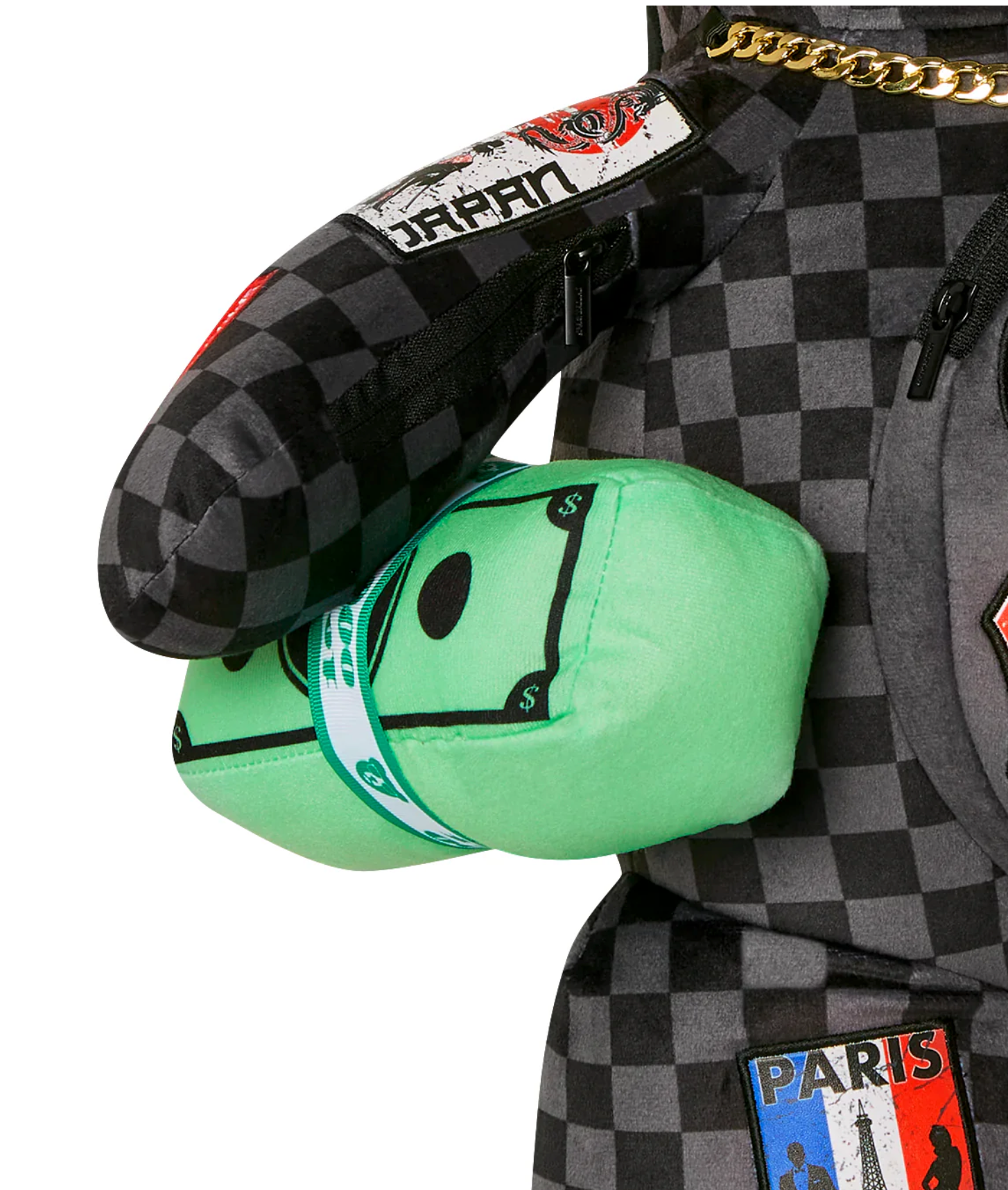 Zaino SPRAYGROUND GLOBAL MOGUL LOST TICKET MONEY BEAR