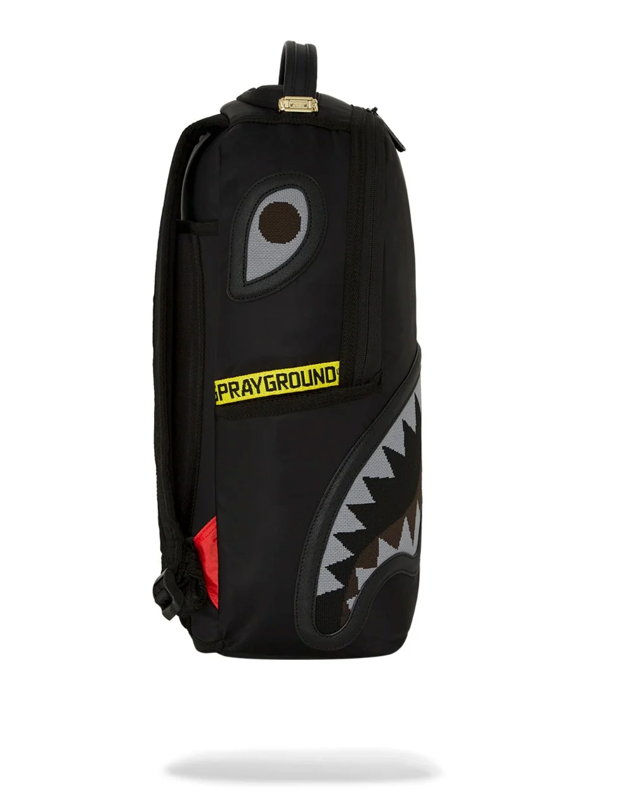 Zaino SPRAYGROUND SHARK CENTRAL YELLOW TAPE DLX SATIN BACKPACK