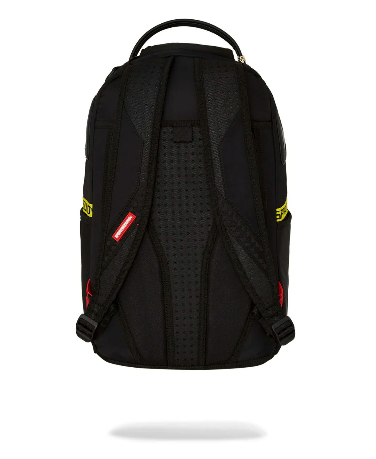 Zaino SPRAYGROUND SHARK CENTRAL YELLOW TAPE DLX SATIN BACKPACK