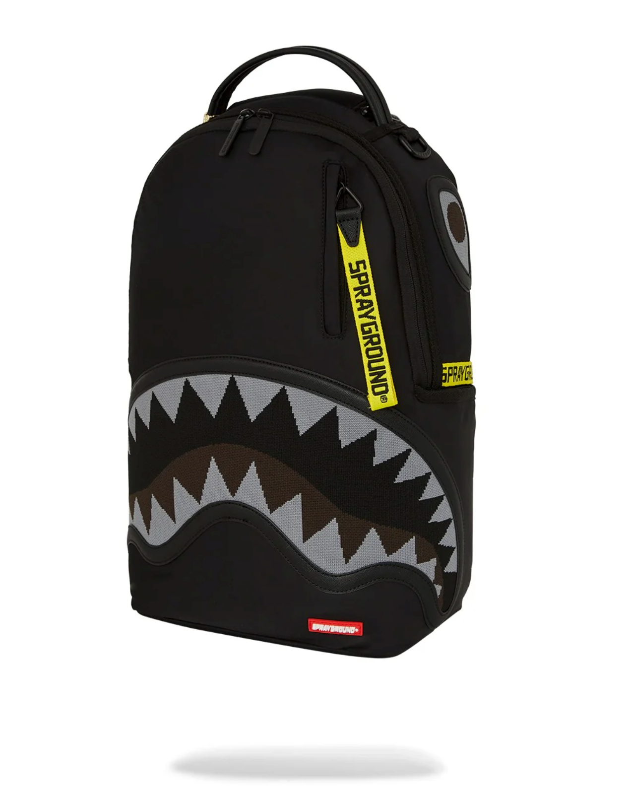 Zaino SPRAYGROUND SHARK CENTRAL YELLOW TAPE DLX SATIN BACKPACK