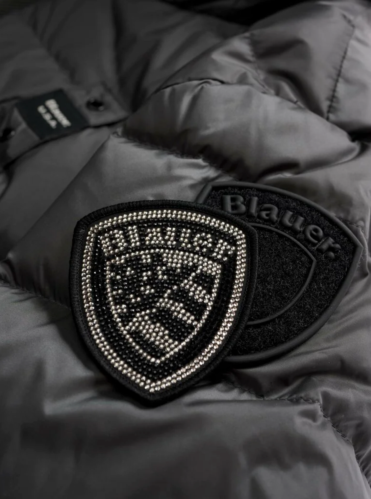 PIUMINO BLAUER USA LUNGO A RIGHE AGNES