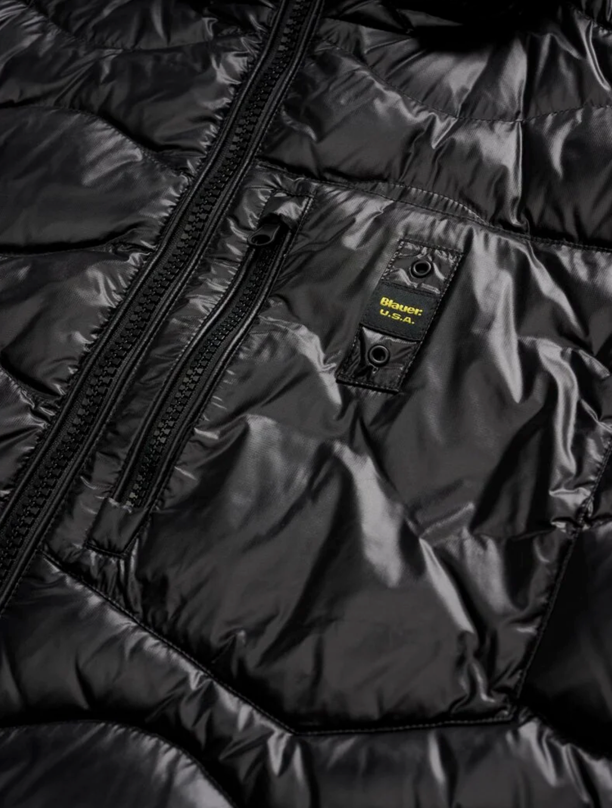 PIUMINO BLAUER USA AD ONDE WAVE nero