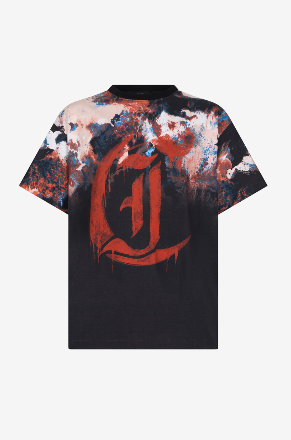 T-shirt JUST CAVALLI Stampa Rusty Stain
