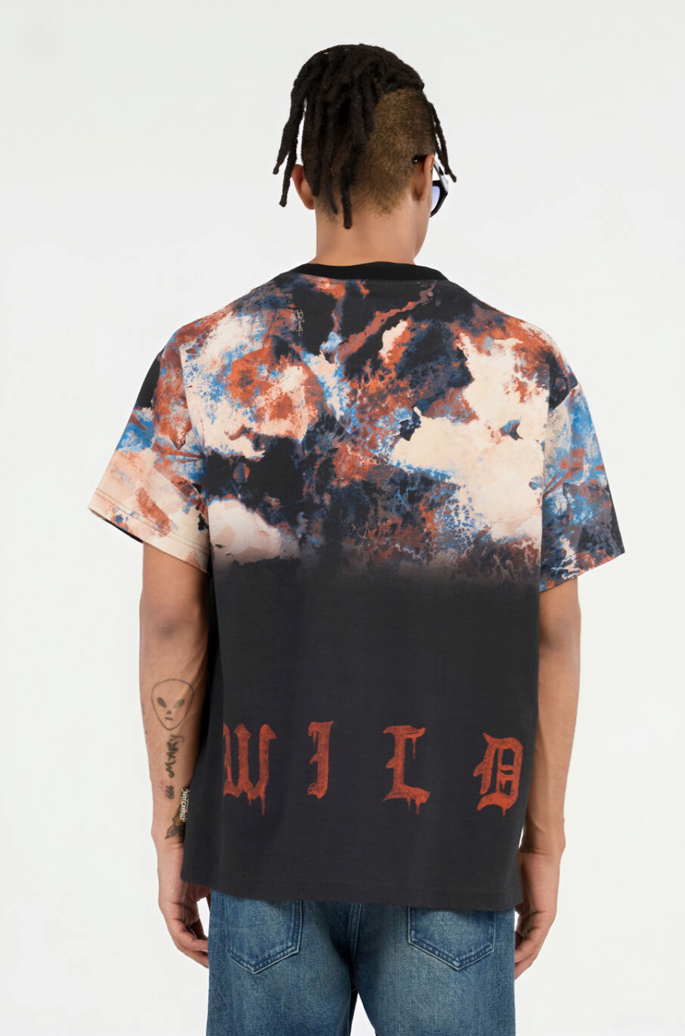 T-shirt JUST CAVALLI Stampa Rusty Stain