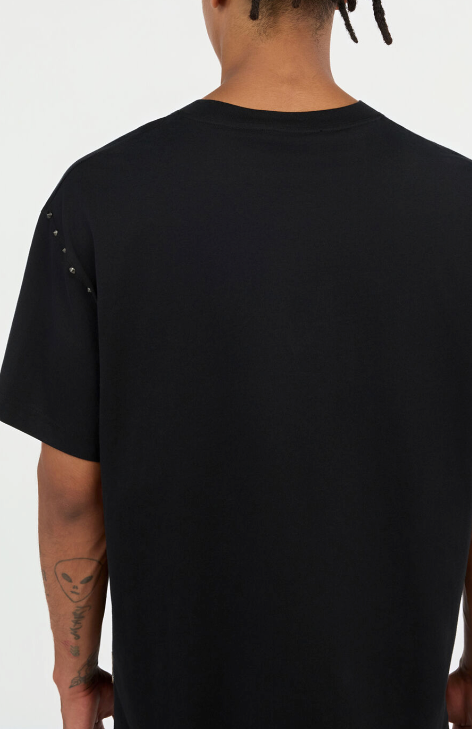 T-shirt JUST CAVALLI Stampa Aquila e Borchie