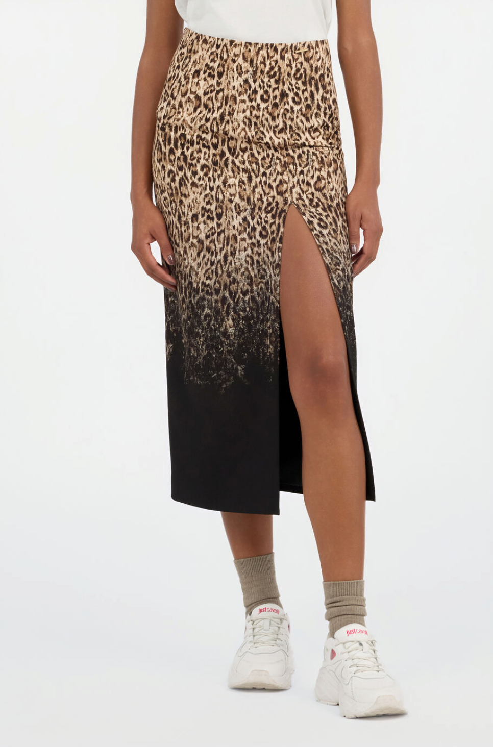 Gonna Midi JUST CAVALLI Stampa Leopardata